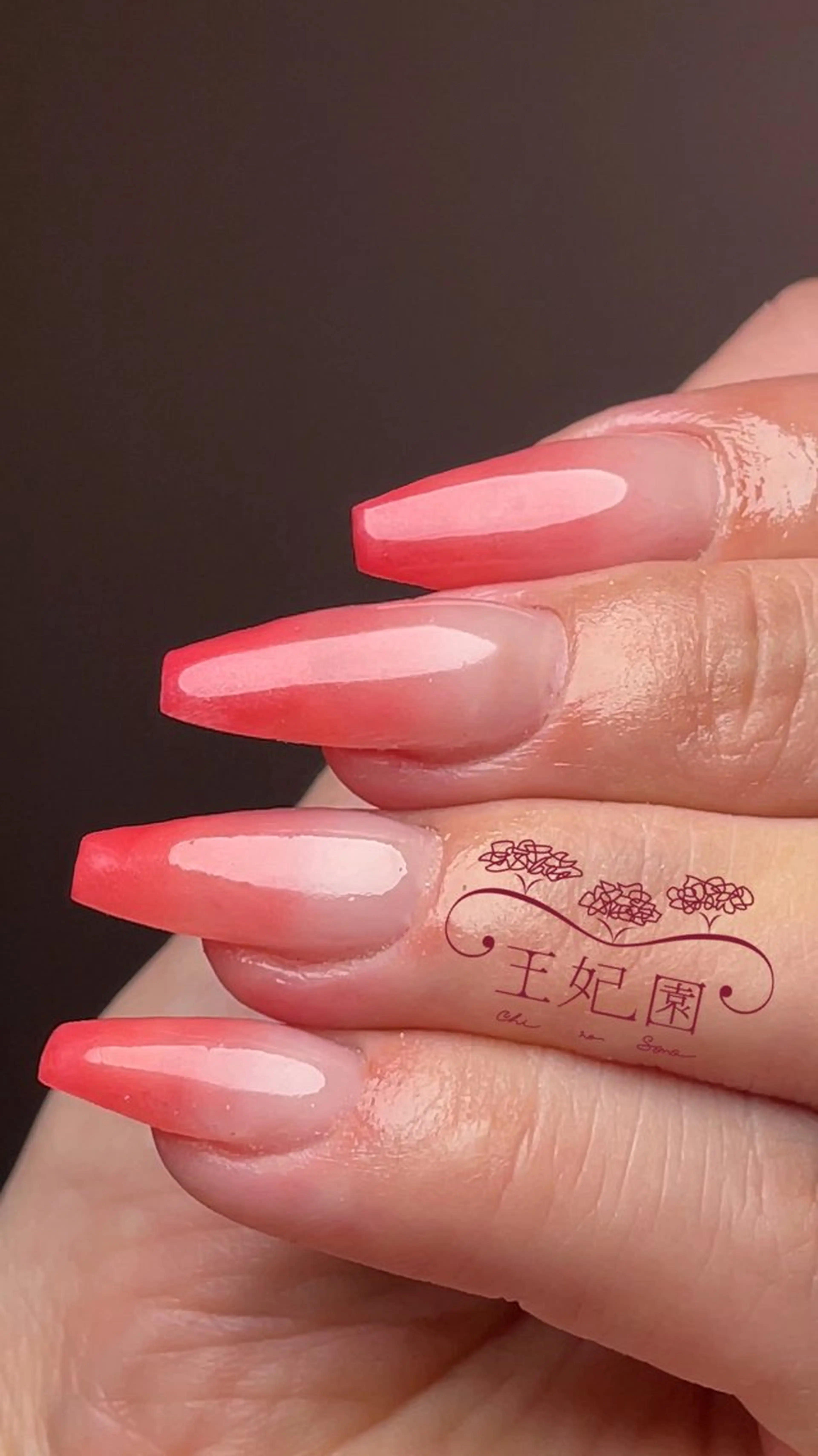 【ソフトgelオフ無料】カラーグラデーションの写真