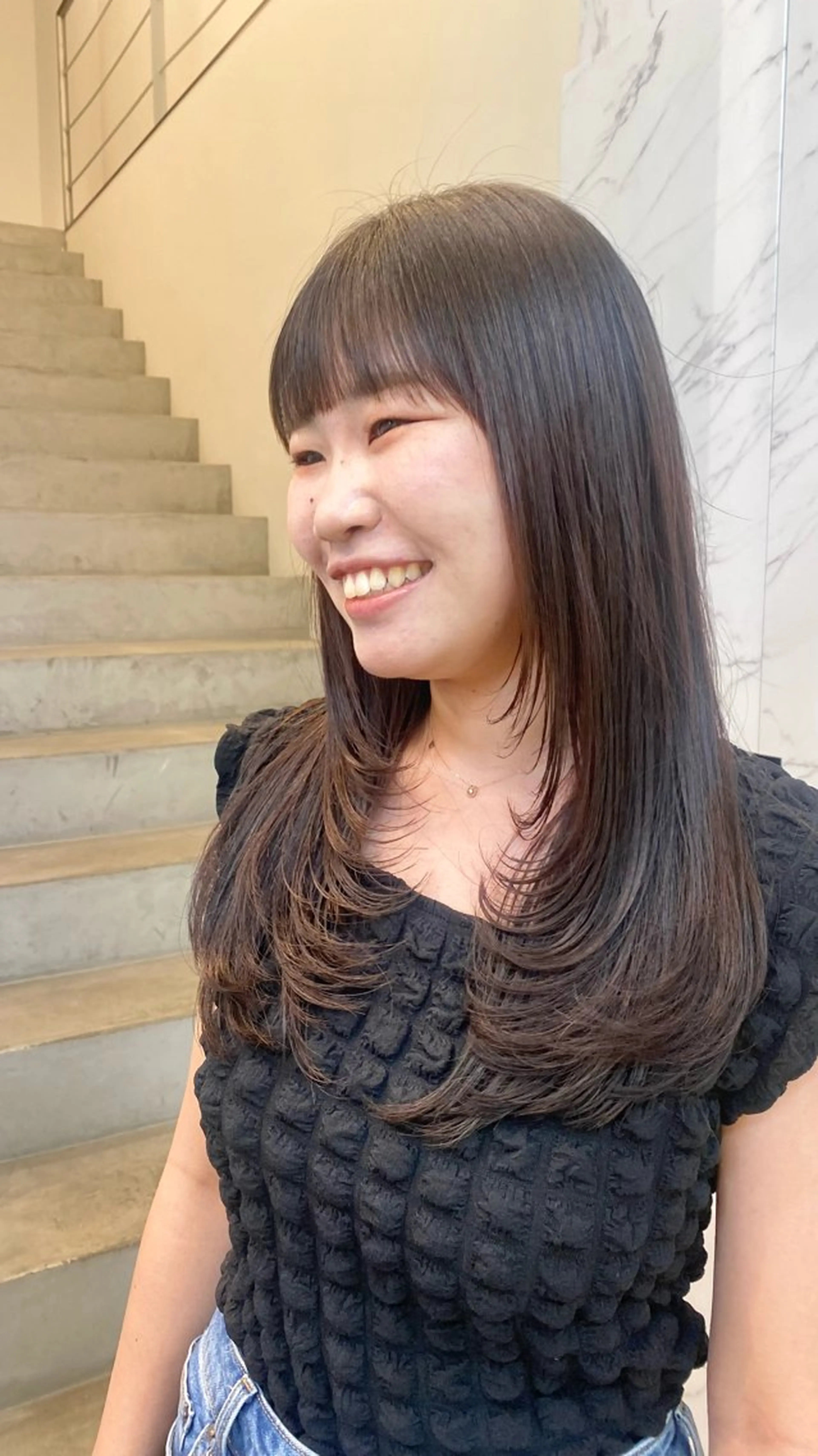 ロング マツザキ マナトのヘアスタイル