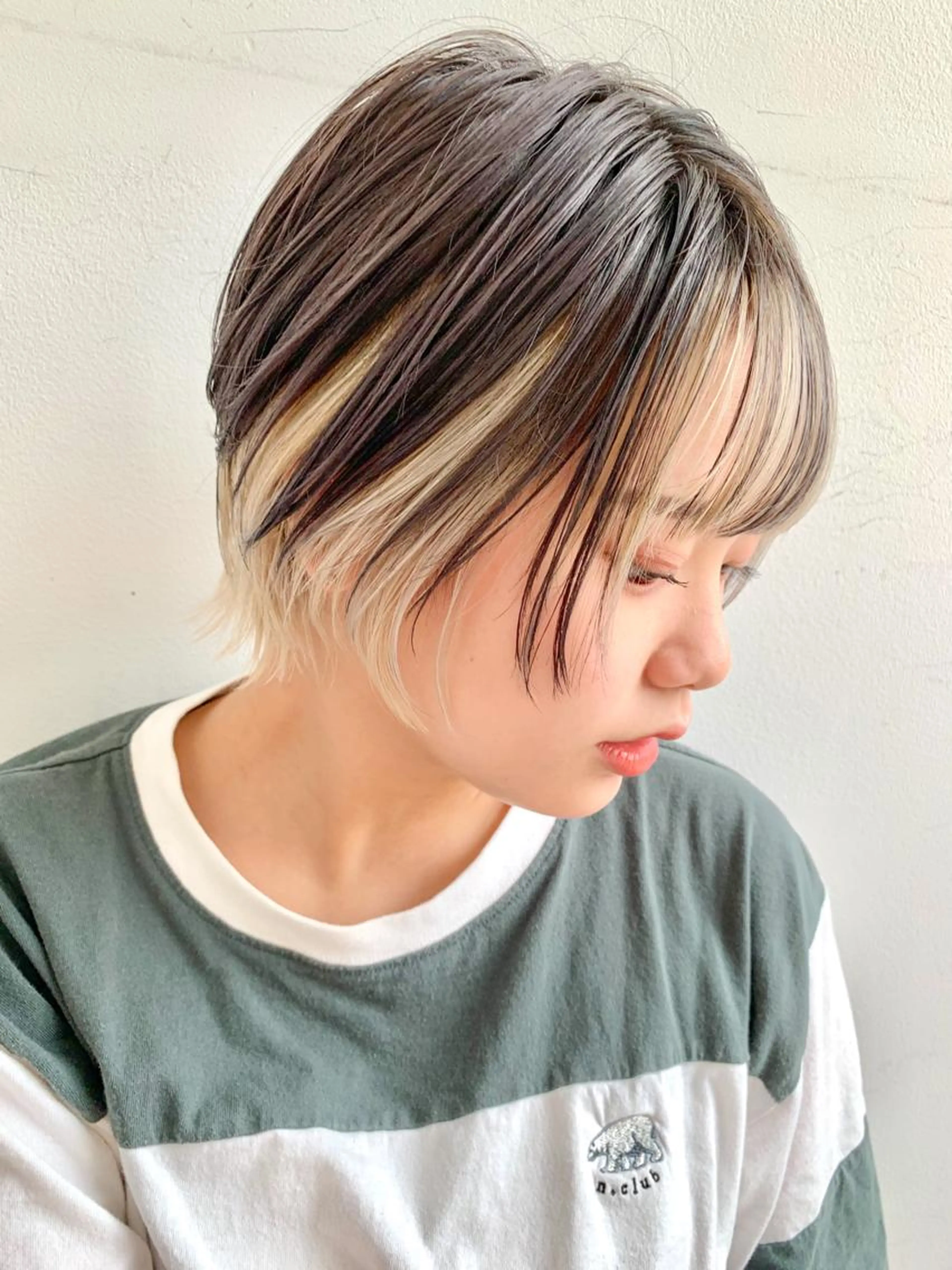 カット+フェイスフレーミング(ケアブリーチ+カラー)+quickトリートメントの写真