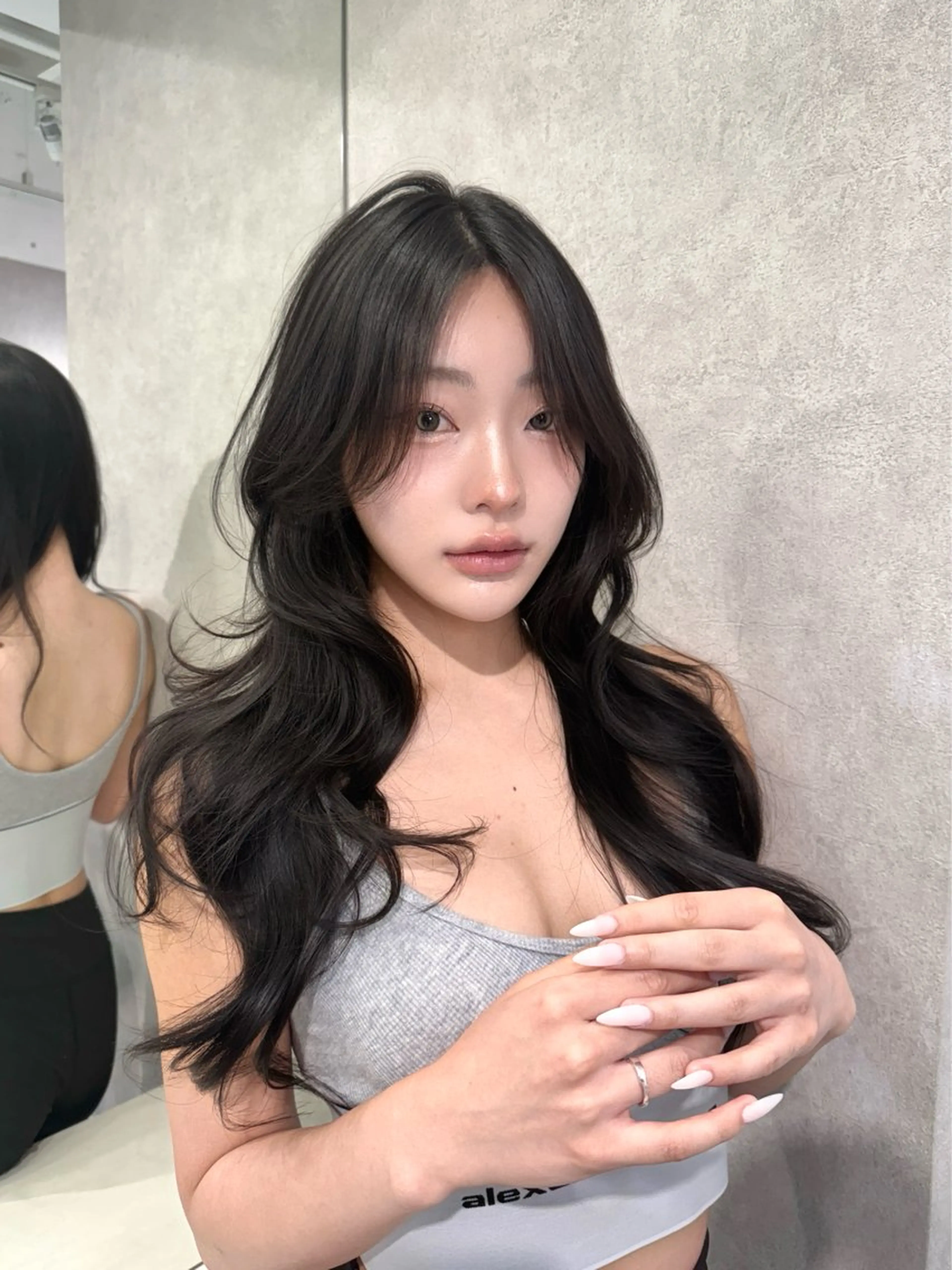 ロング カラー レイヤーカット カット ヘアカラー トリートメント ハッシュカット/ 艶カラー/RIN🩶のヘアスタイル