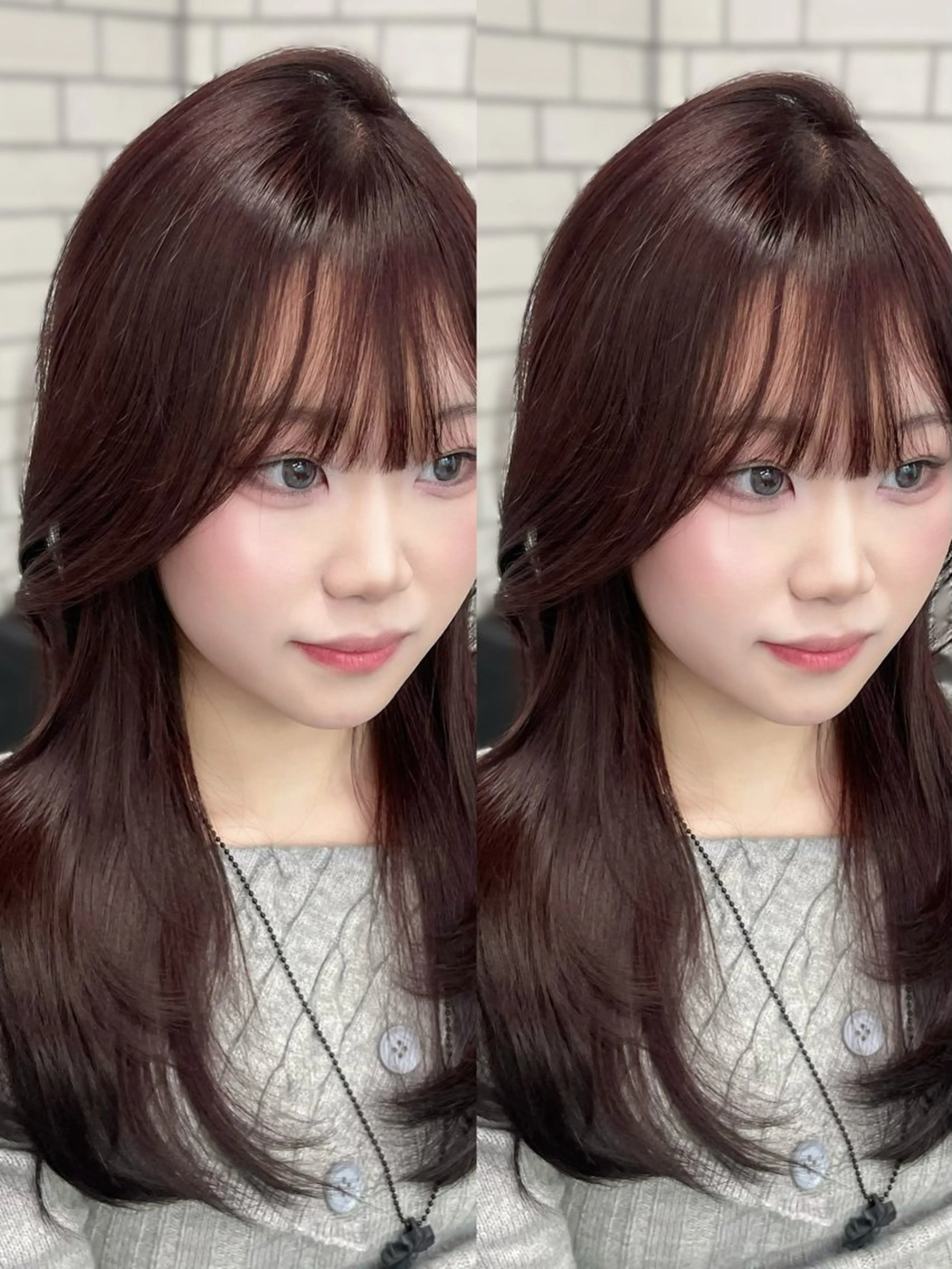 【艶髪カラー🎀】カット➕髪質改善ケアカラー➕TOKIOトリートメント(透明感・艶髪おすすめ)¥11900の写真