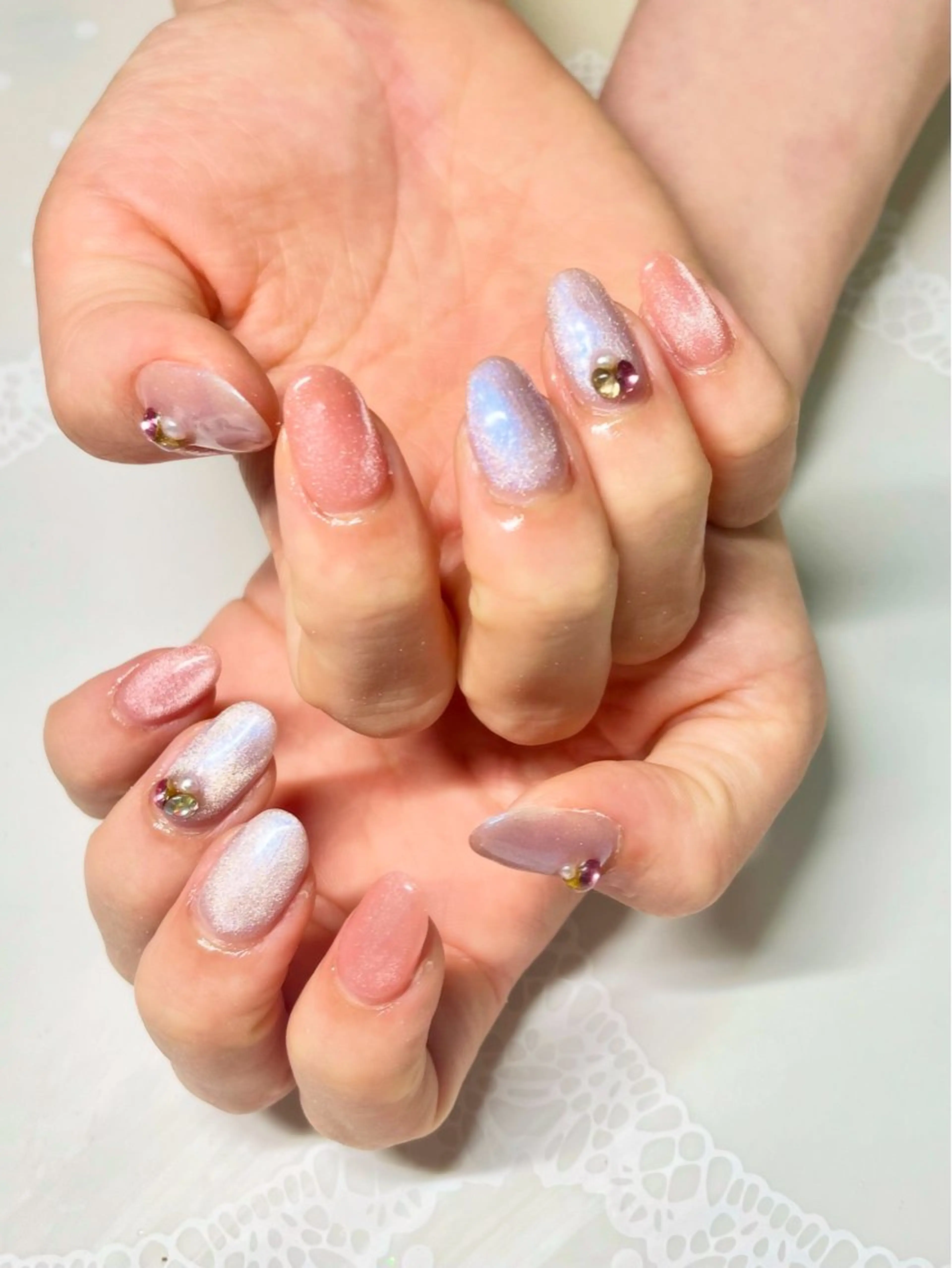 ネイル ハンドネイル 新宿ネイルサロン ジェミディローサ所属・新宿ネイルサロン ジェミディローサのネイルデザイン