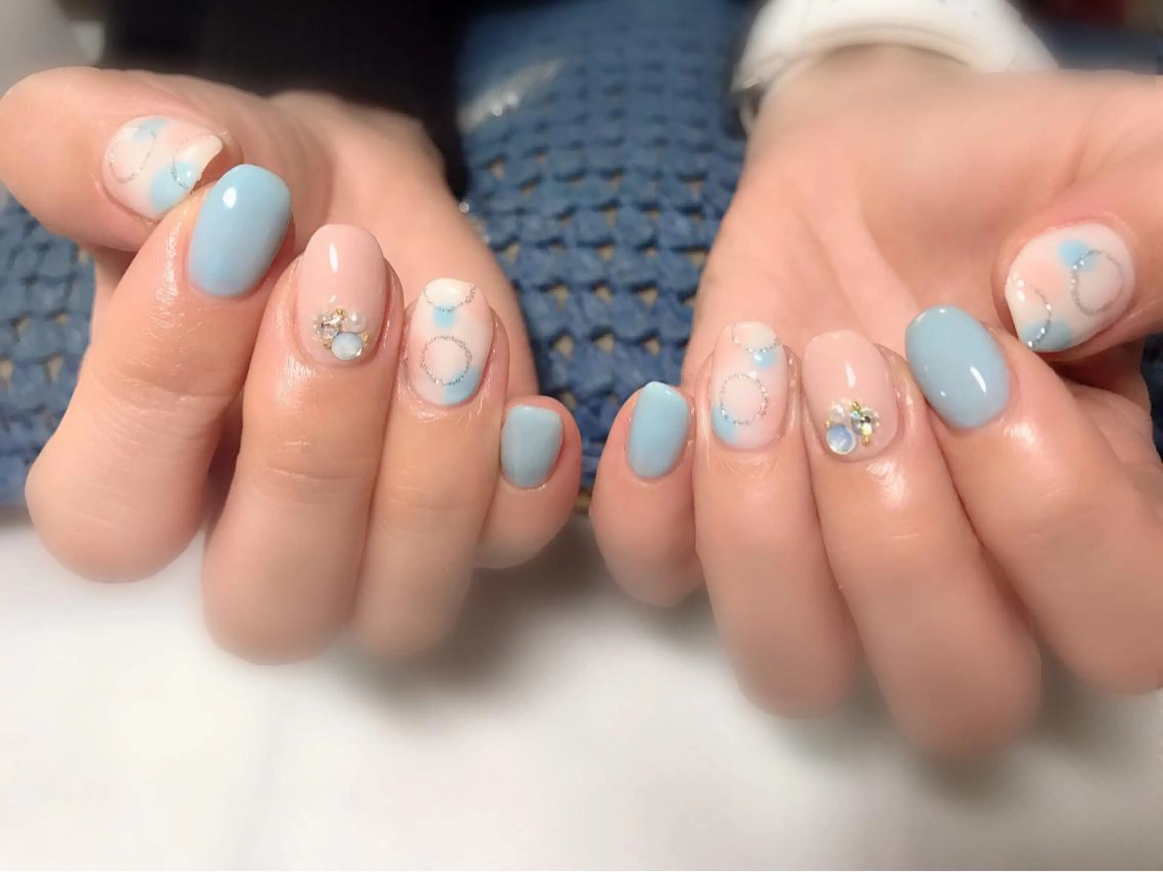 ネイル フットネイル ニュアンスネイル シンプルネイル 春ネイル 夏ネイル nail fufla ♡yamane♡のネイルデザイン