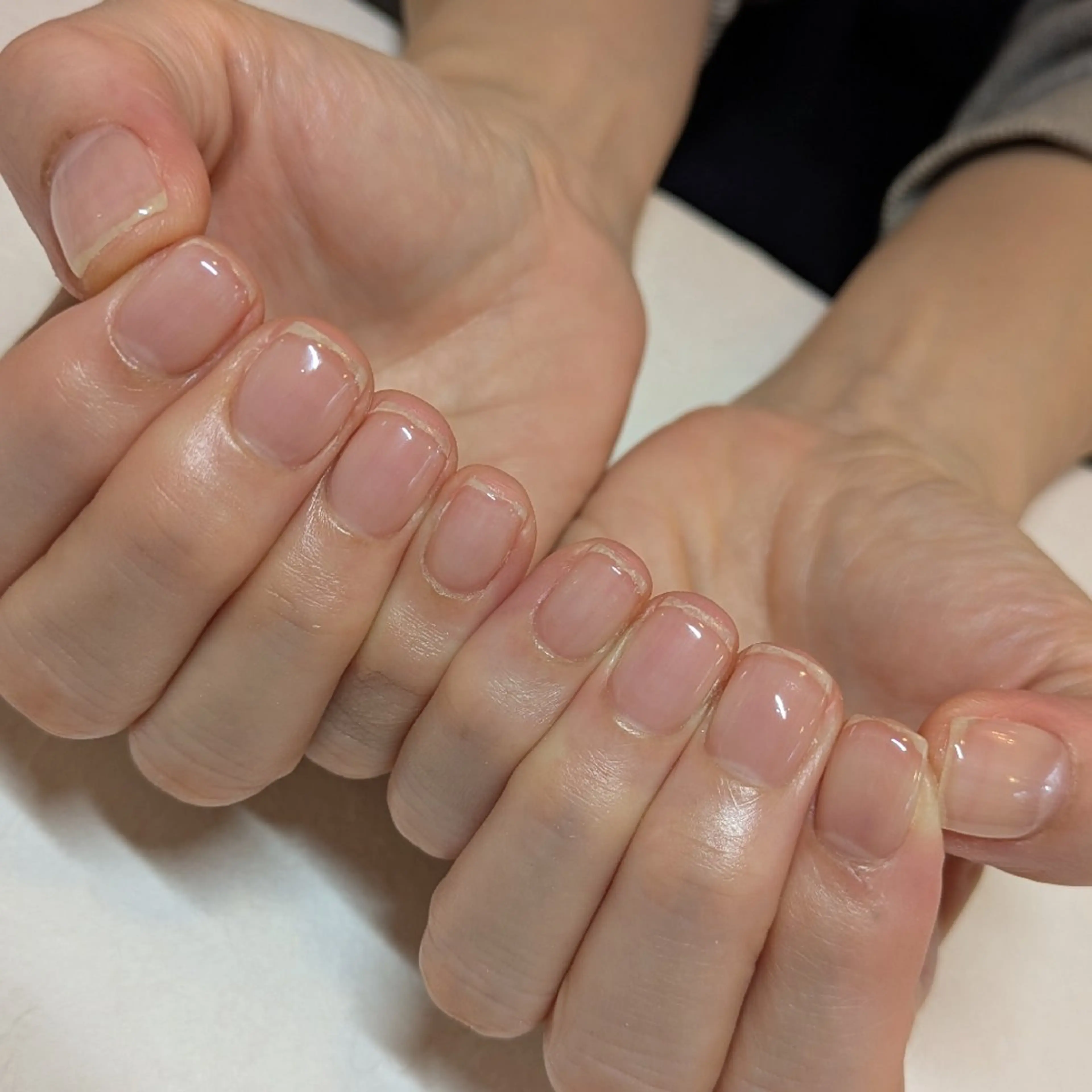 ネイル クリアネイル ジェヌインネイル 河内のネイルデザイン