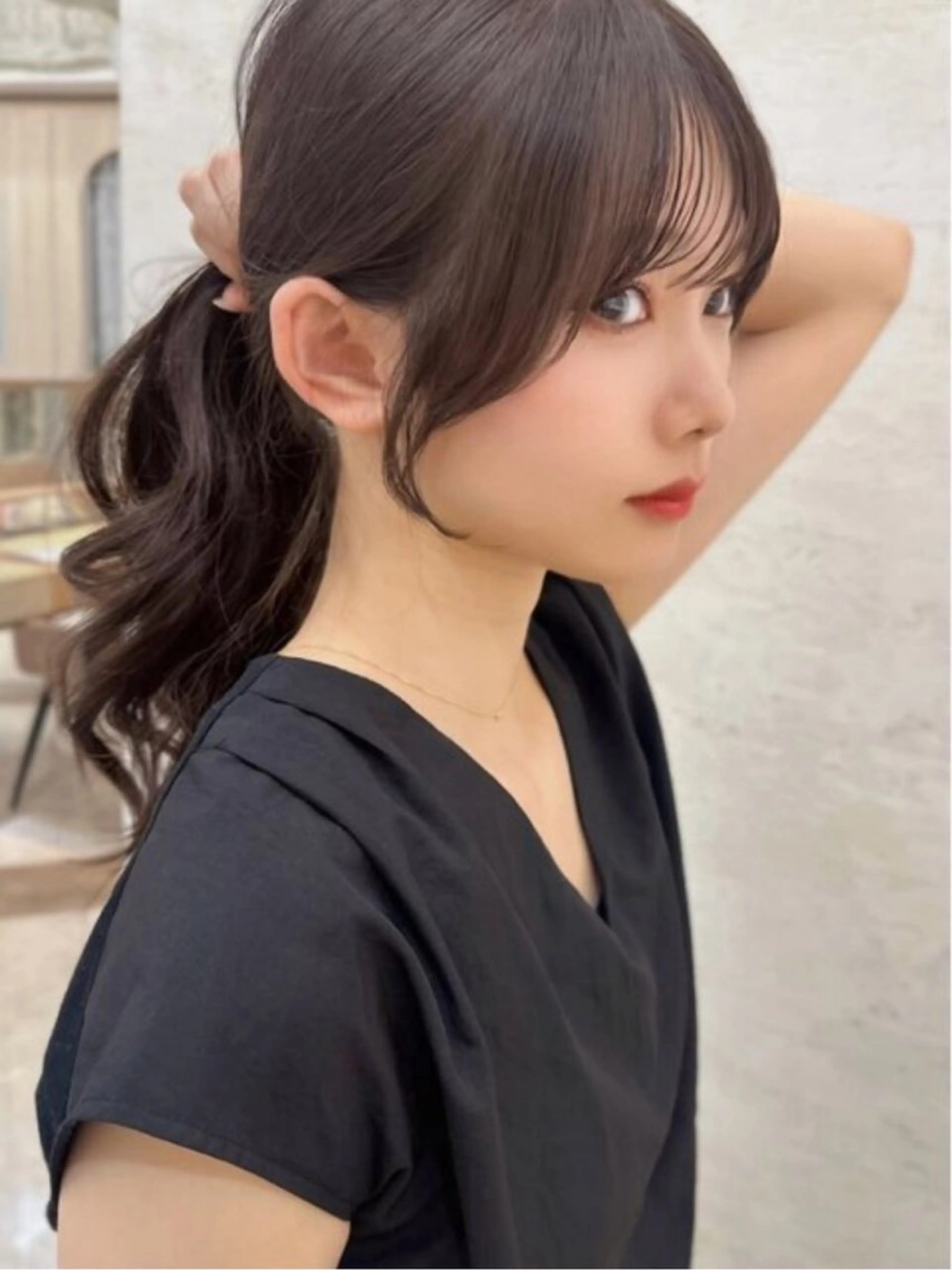 セミロング カラー 似合わせカット カット レイヤー/髪質改善 Lond ambreのヘアスタイル