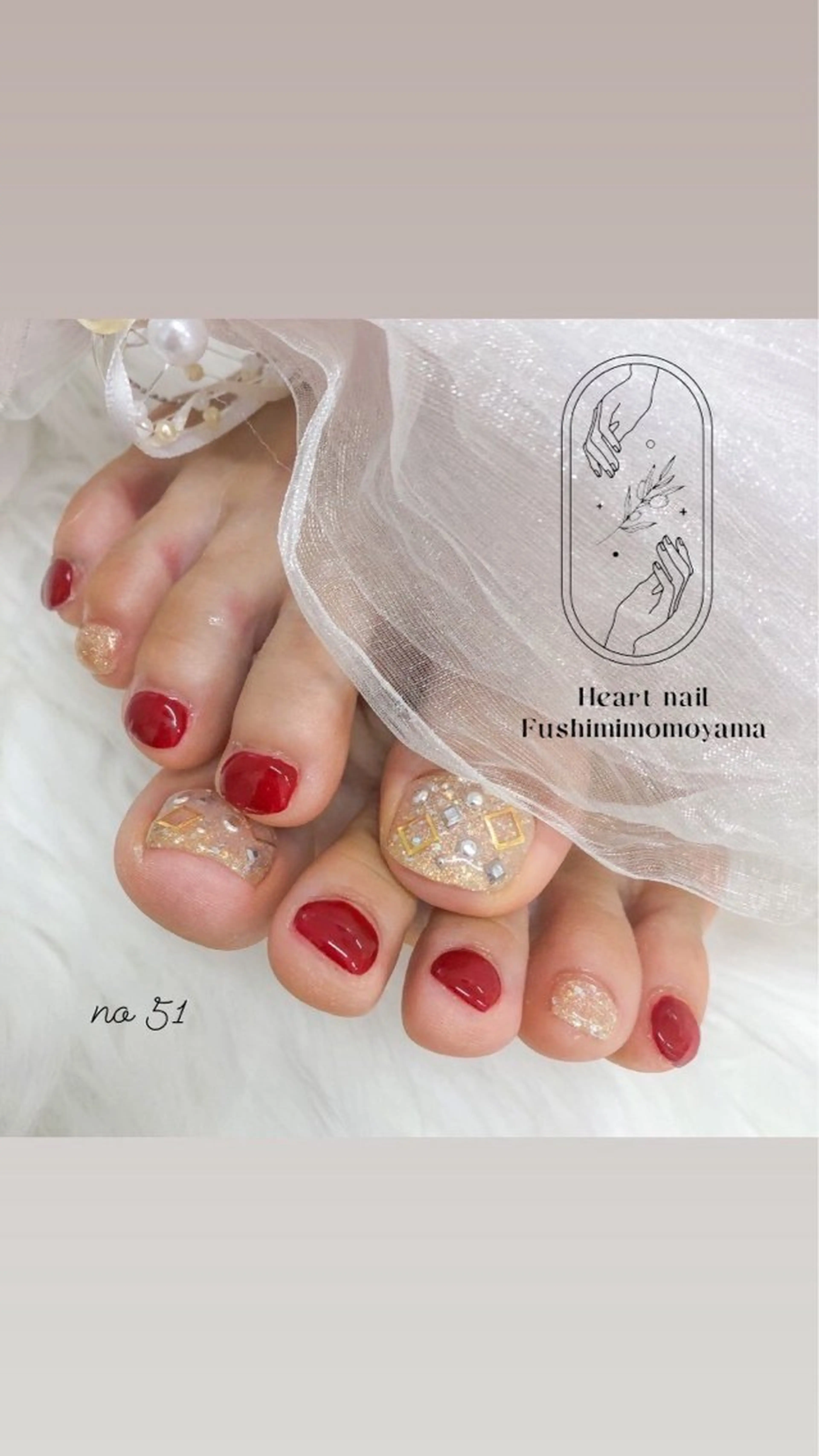 【新規、1ヶ月以内の再来店】フットジェル☆デザイン選び放題の写真