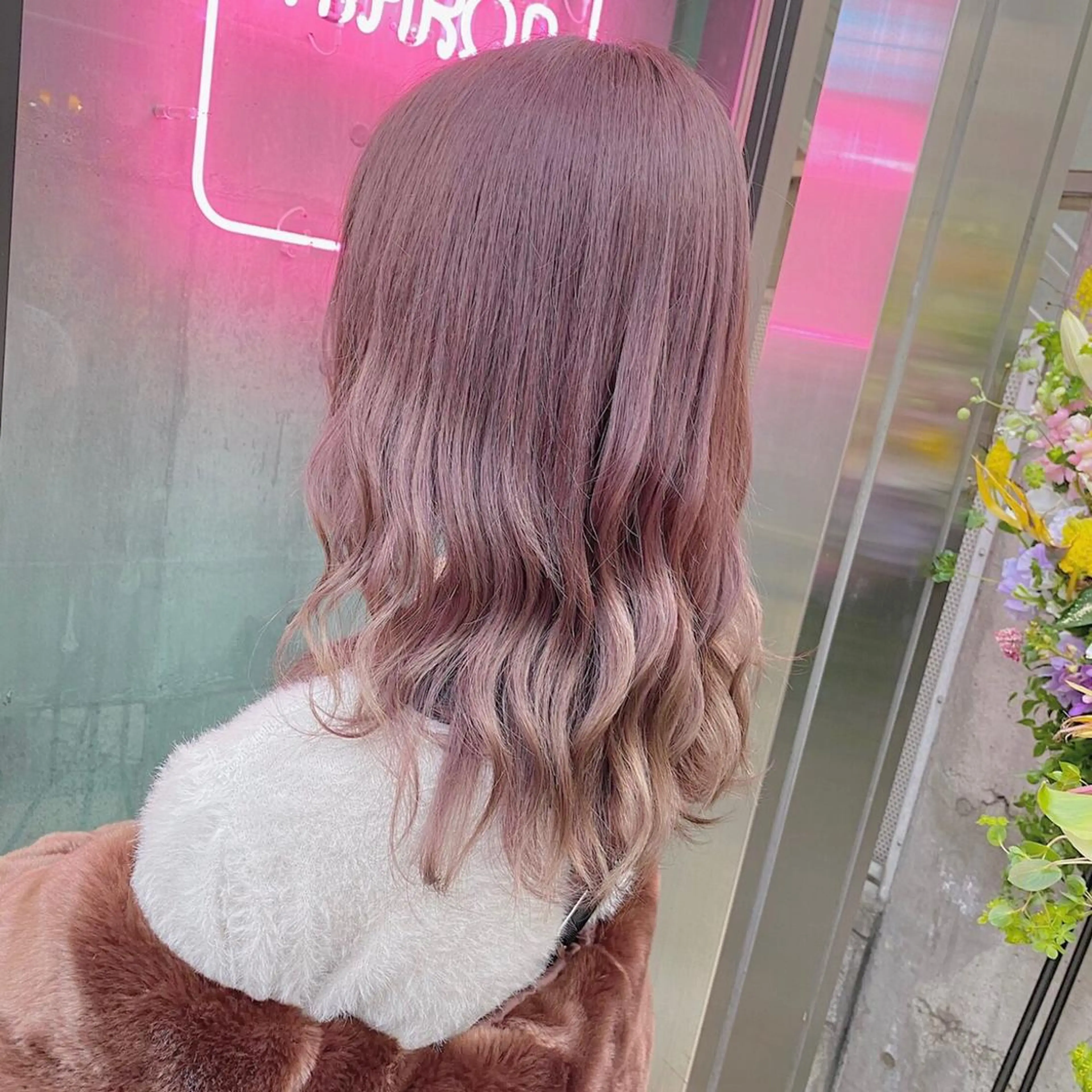 セミロング カラー ヘアアレンジ メンズ キッズ ハイトーン美容師 MASATOのヘアスタイル