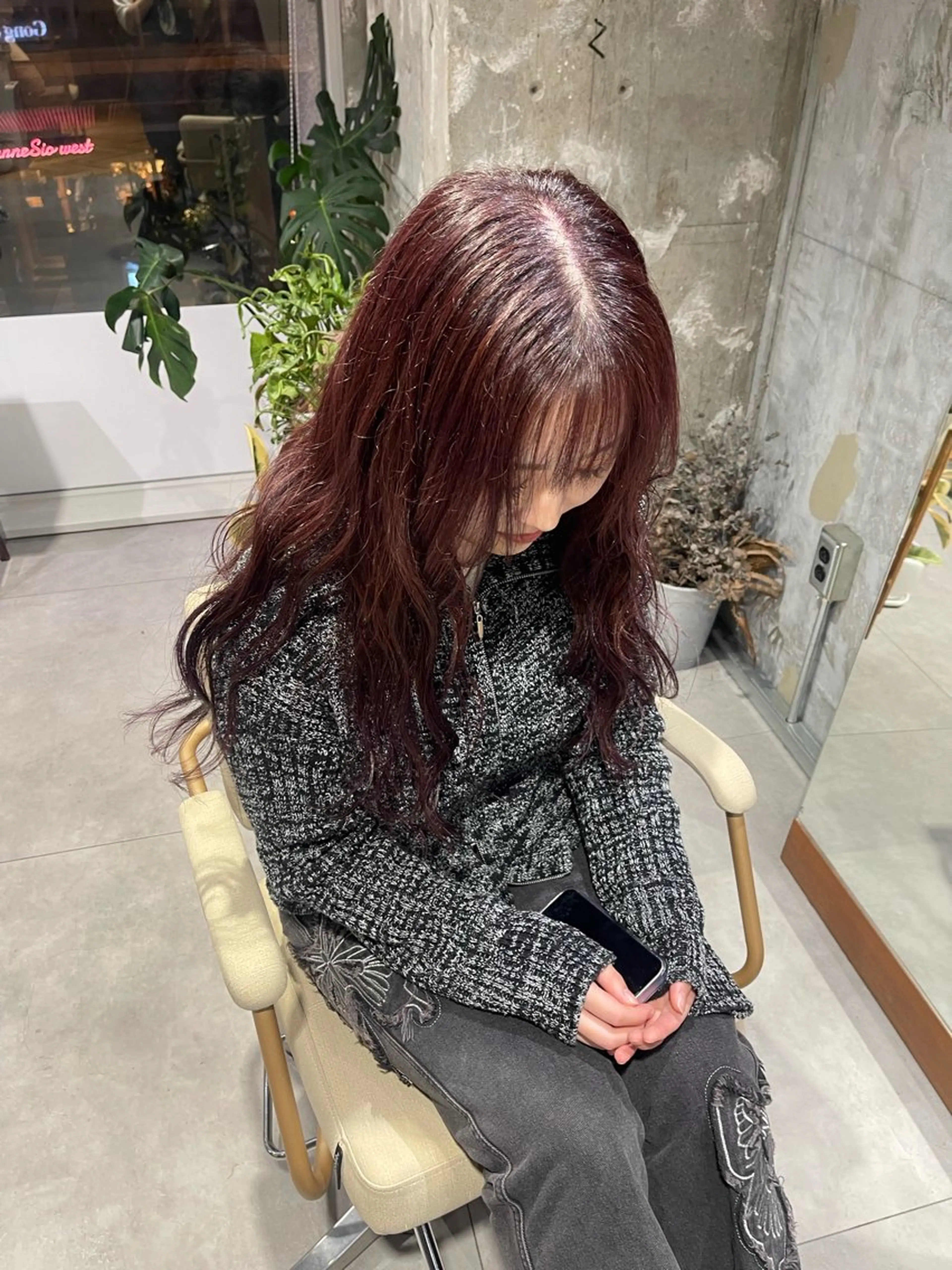 ロング カラー 阪倉 美玲のヘアスタイル