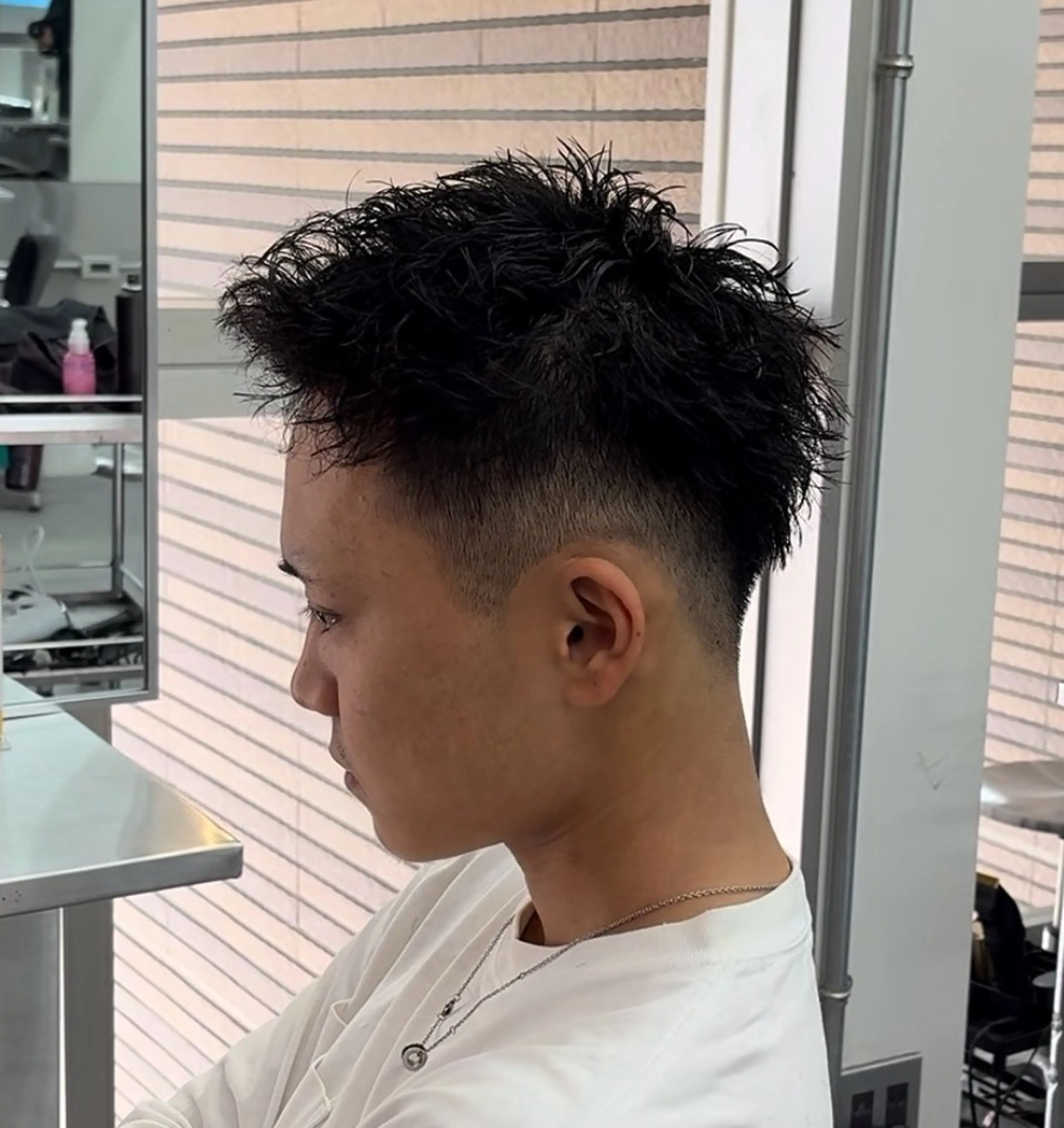 ショート カラー パーマ メンズ カット パーマ トリートメント ヘアセット 🔥最強メンズ特化/ パーマの達人🔥風見のヘアスタイル