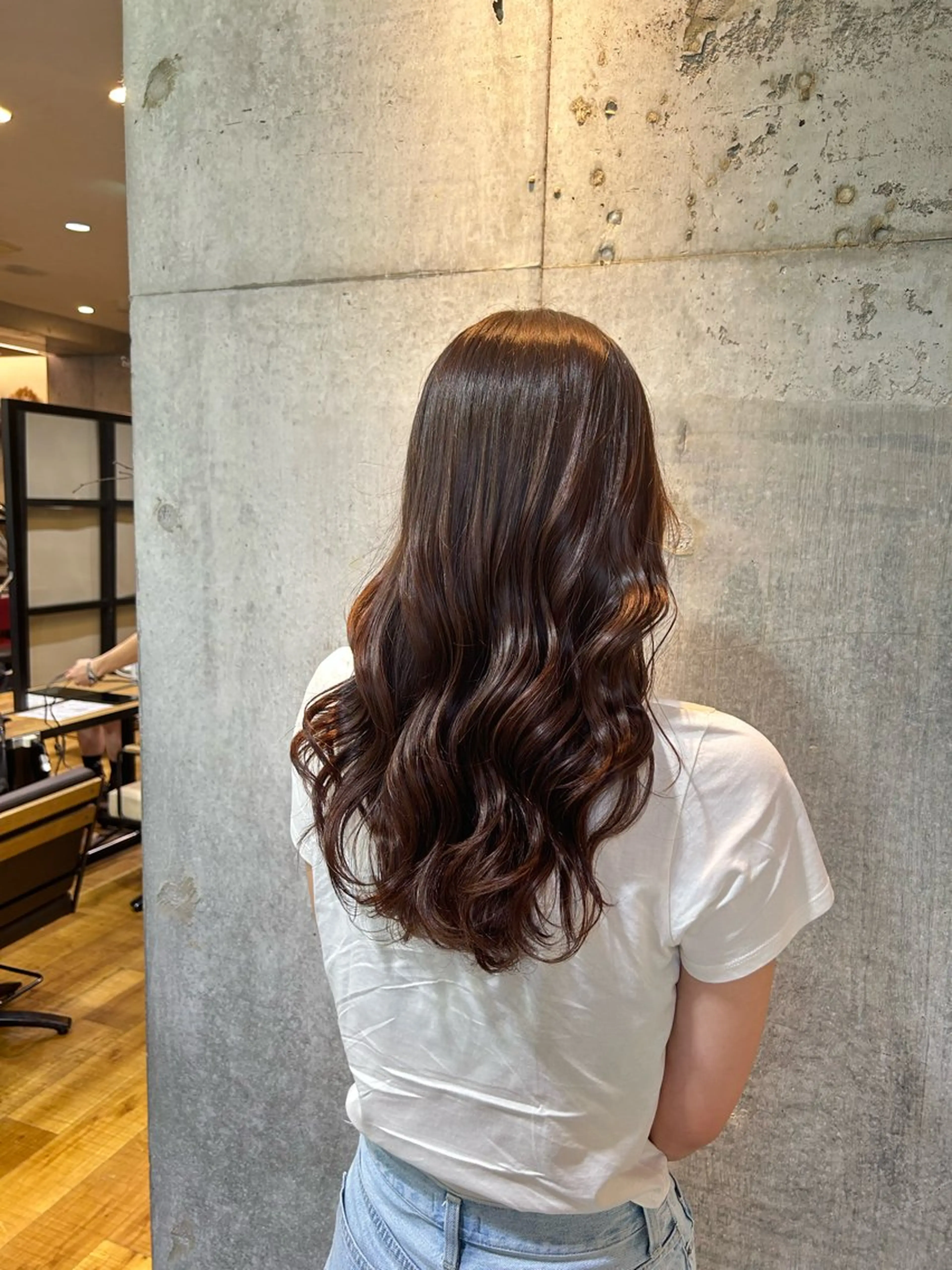 ロング カラー ブラウンカラー カット ヘアカラー 🎀たな 🧸のヘアスタイル