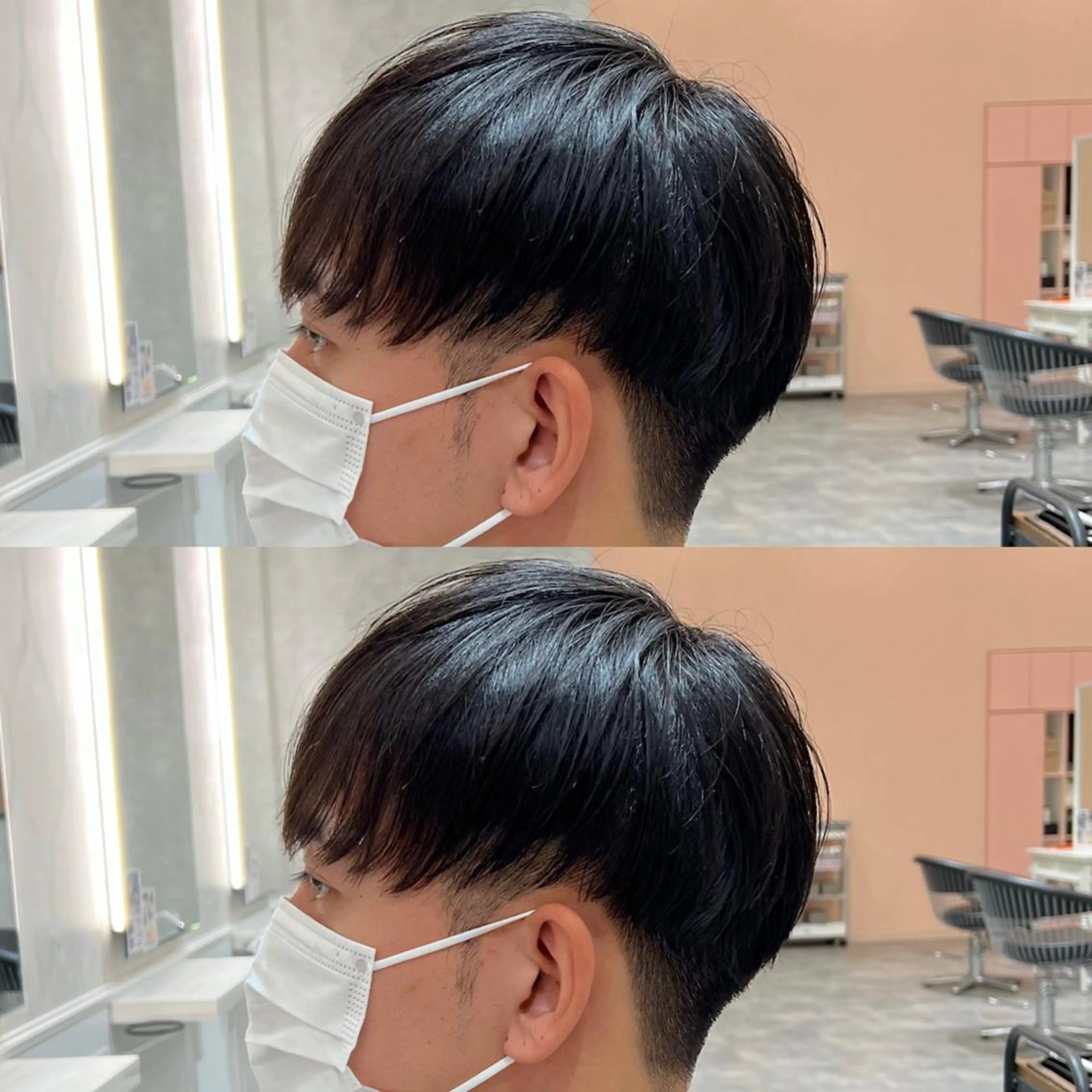メンズ 北浜 カットモデル募集のヘアスタイル