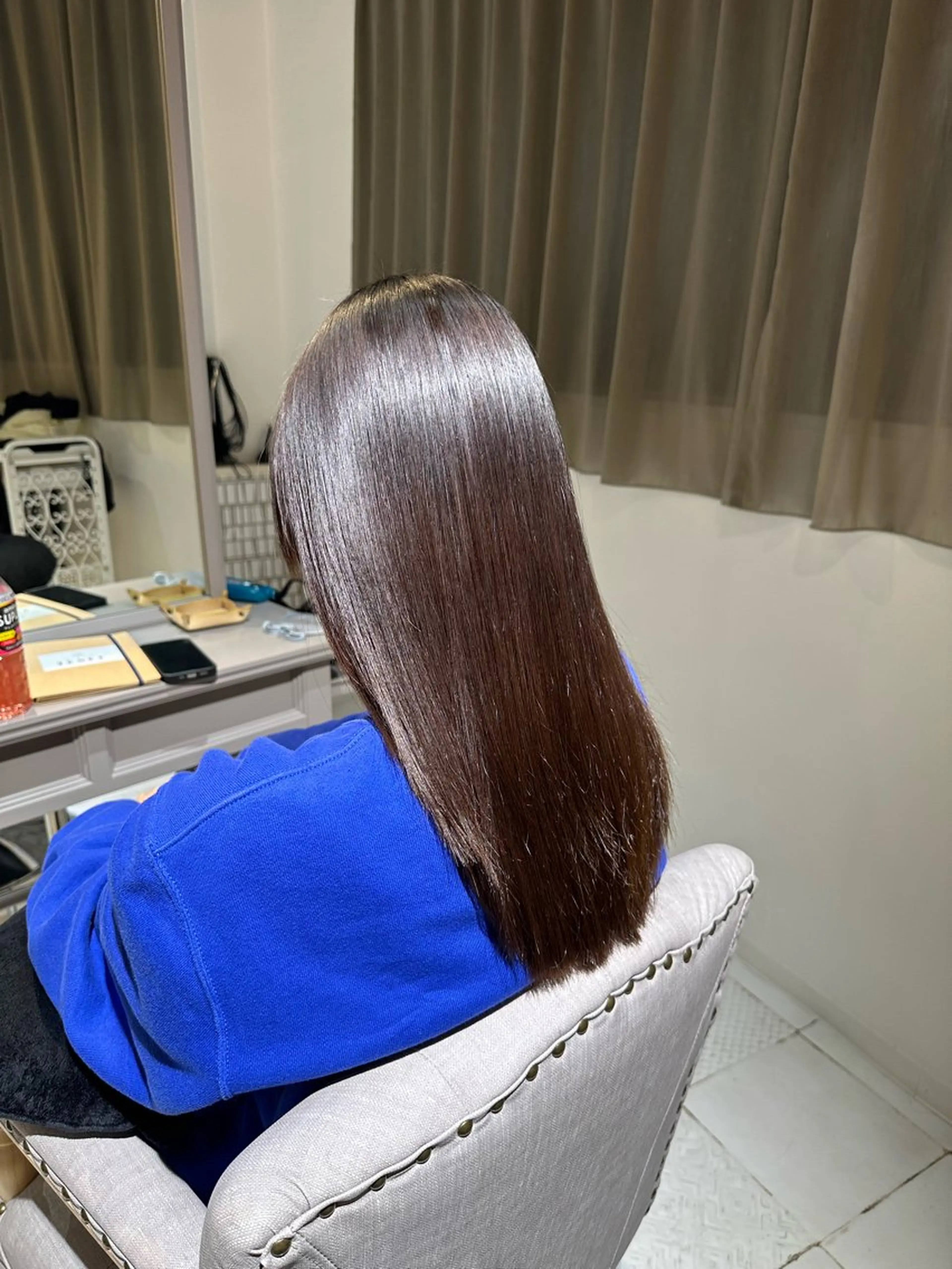 セミロング 北千住 髪質改善 カナのヘアスタイル