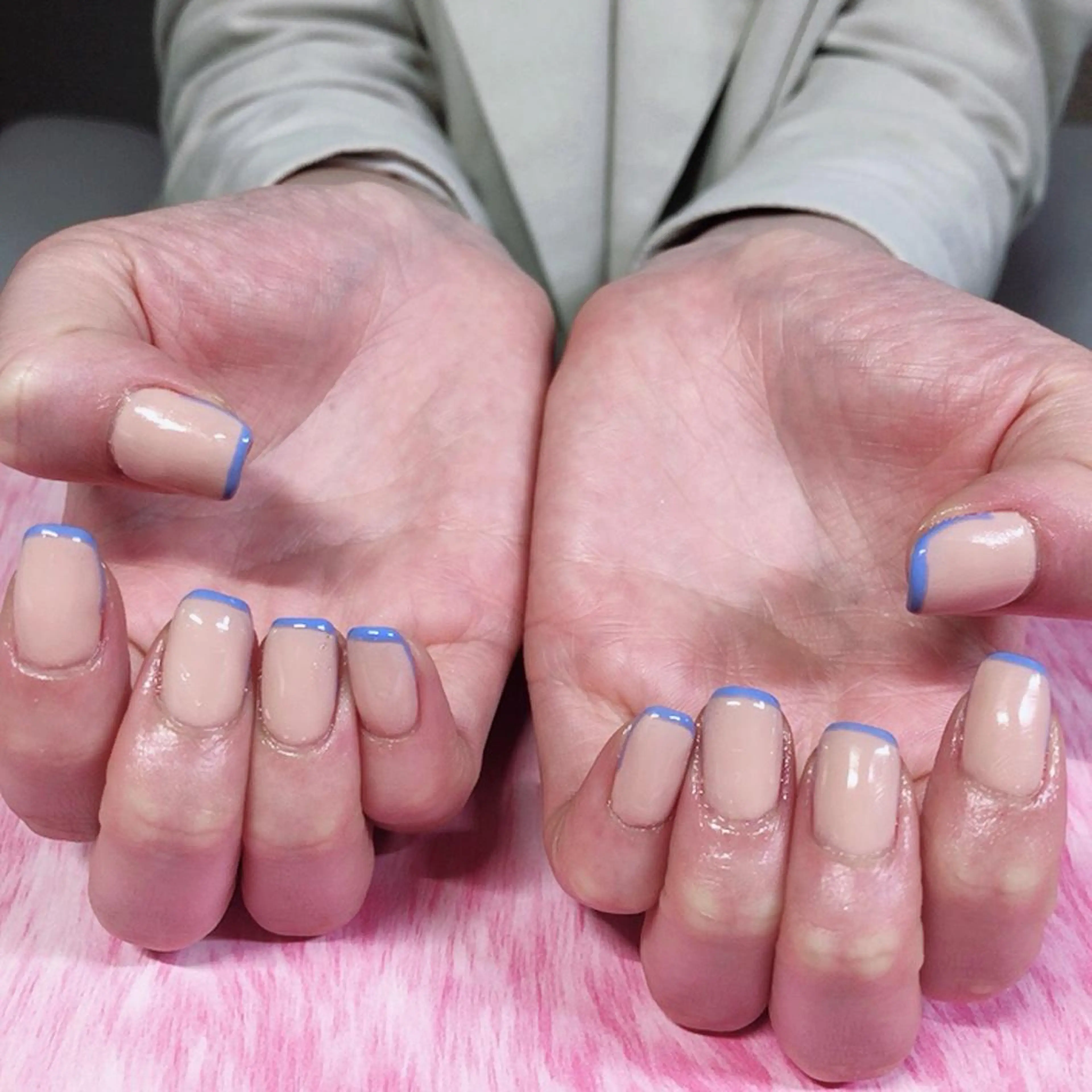 ネイル フレンチネイル 奥園 良恵のネイルデザイン