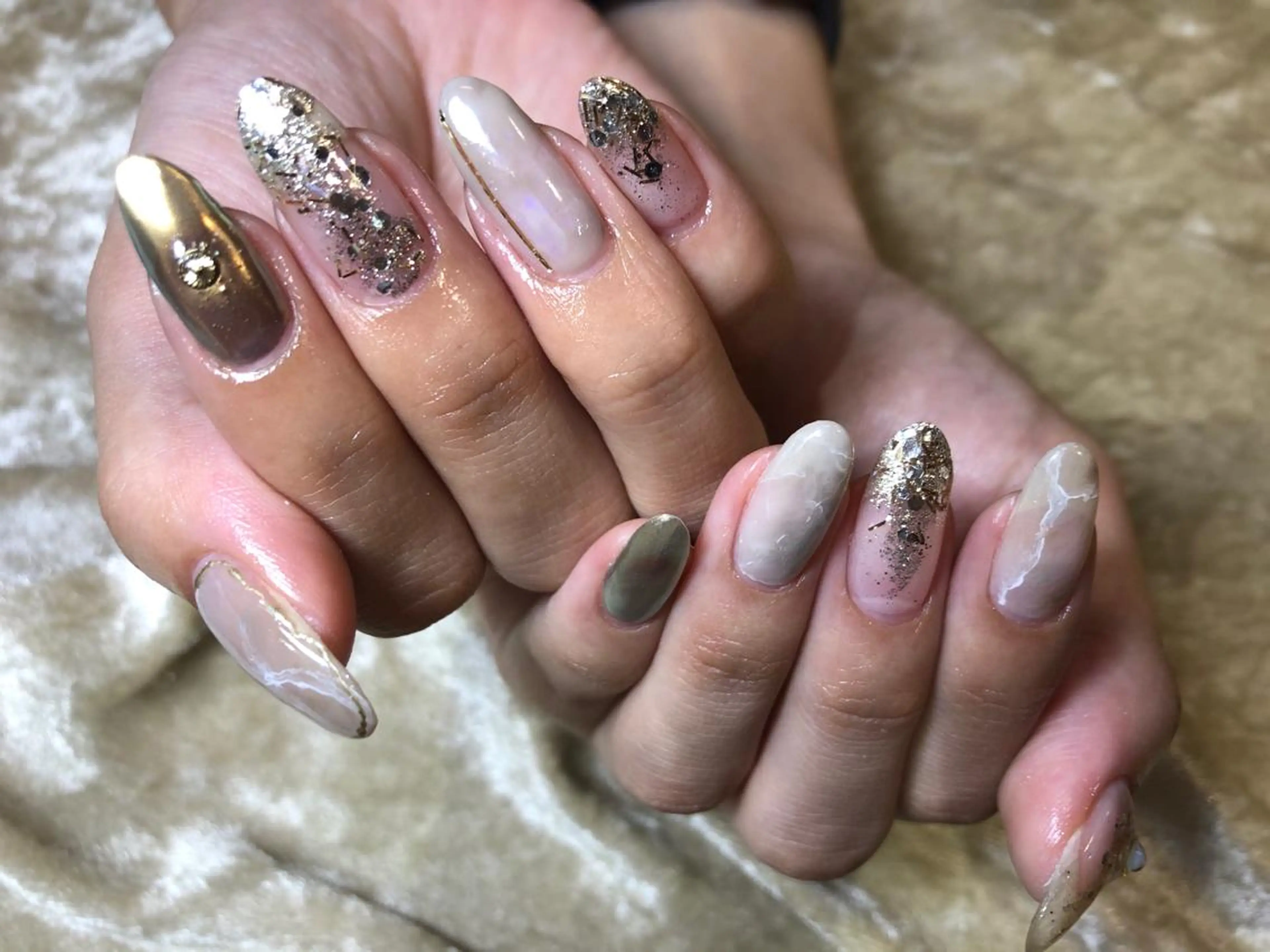 ネイル ハンドネイル L'ecrin 田中のネイルデザイン