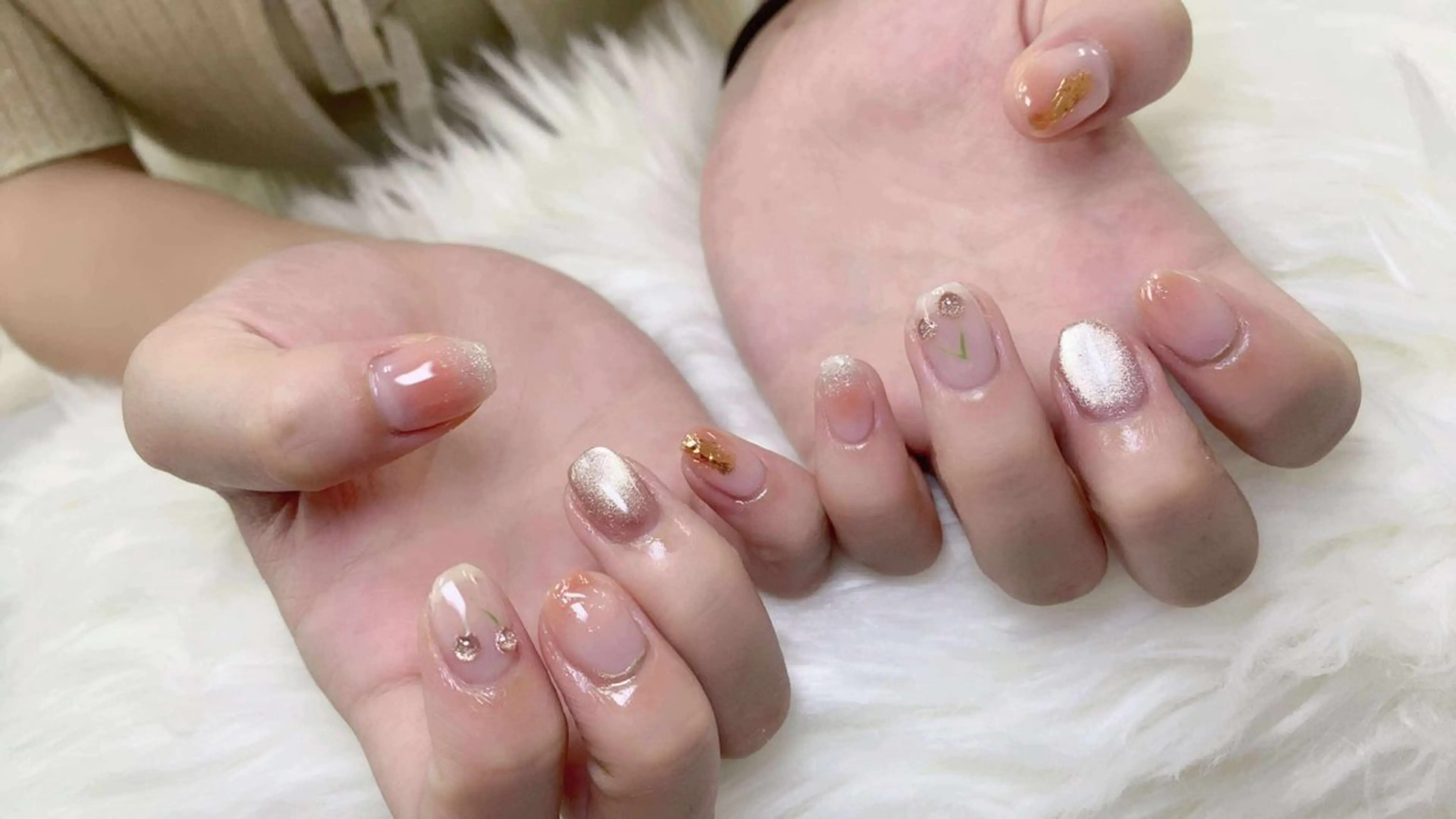 ネイル ハンドネイル ハンドケア Hara Nail 【パラジェル使用】のネイルデザイン