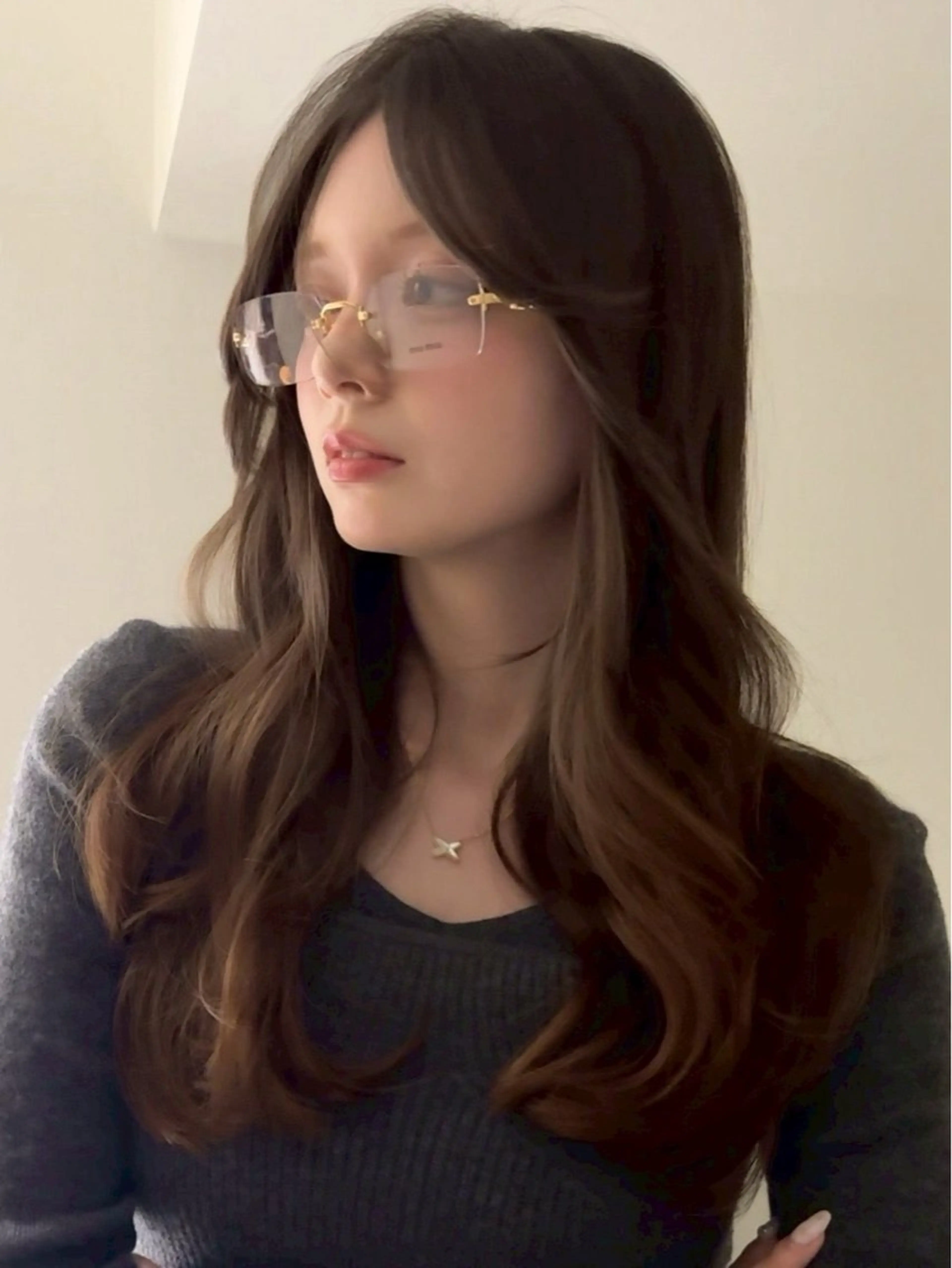 ロング カラー ヘアアレンジ ヘアカラー 🫧透明感カラー/ 艶カラー🫧namiのヘアスタイル