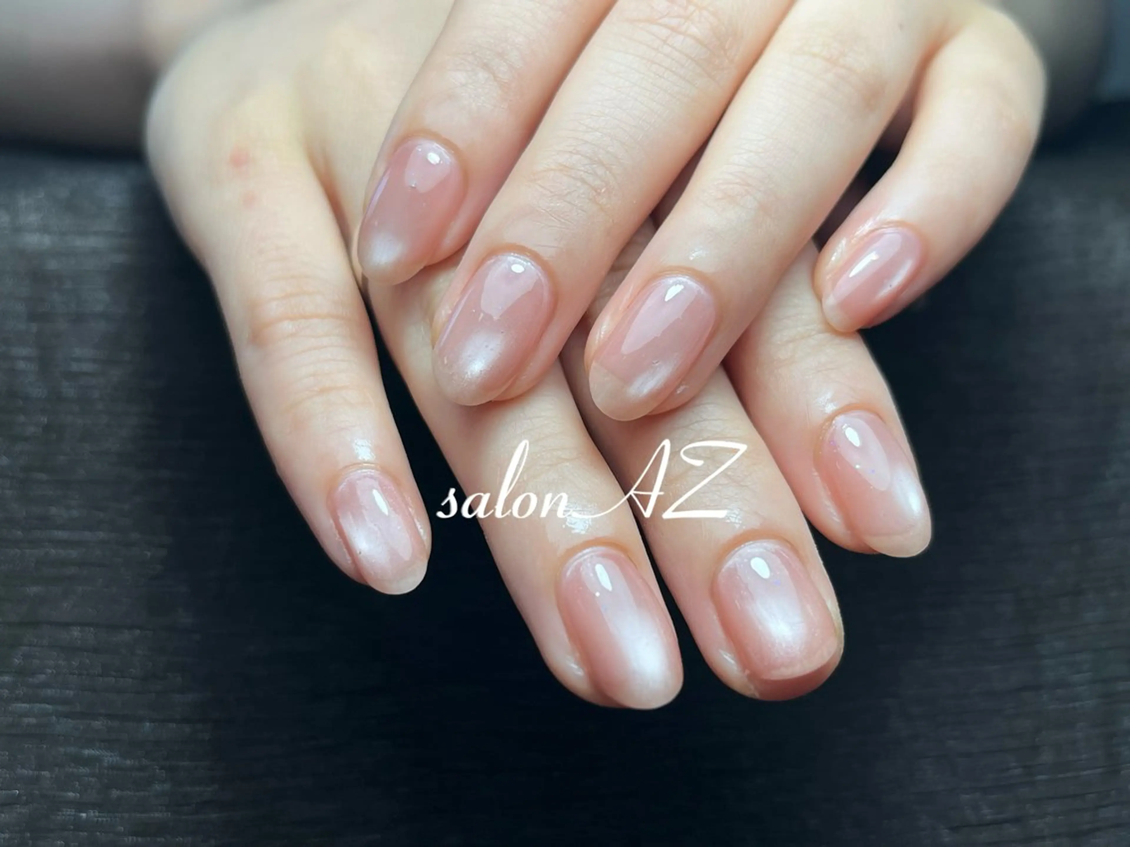 ネイル アートネイル 長さ出し フットネイル フレンチネイル ジェルネイル salon AZのネイルデザイン