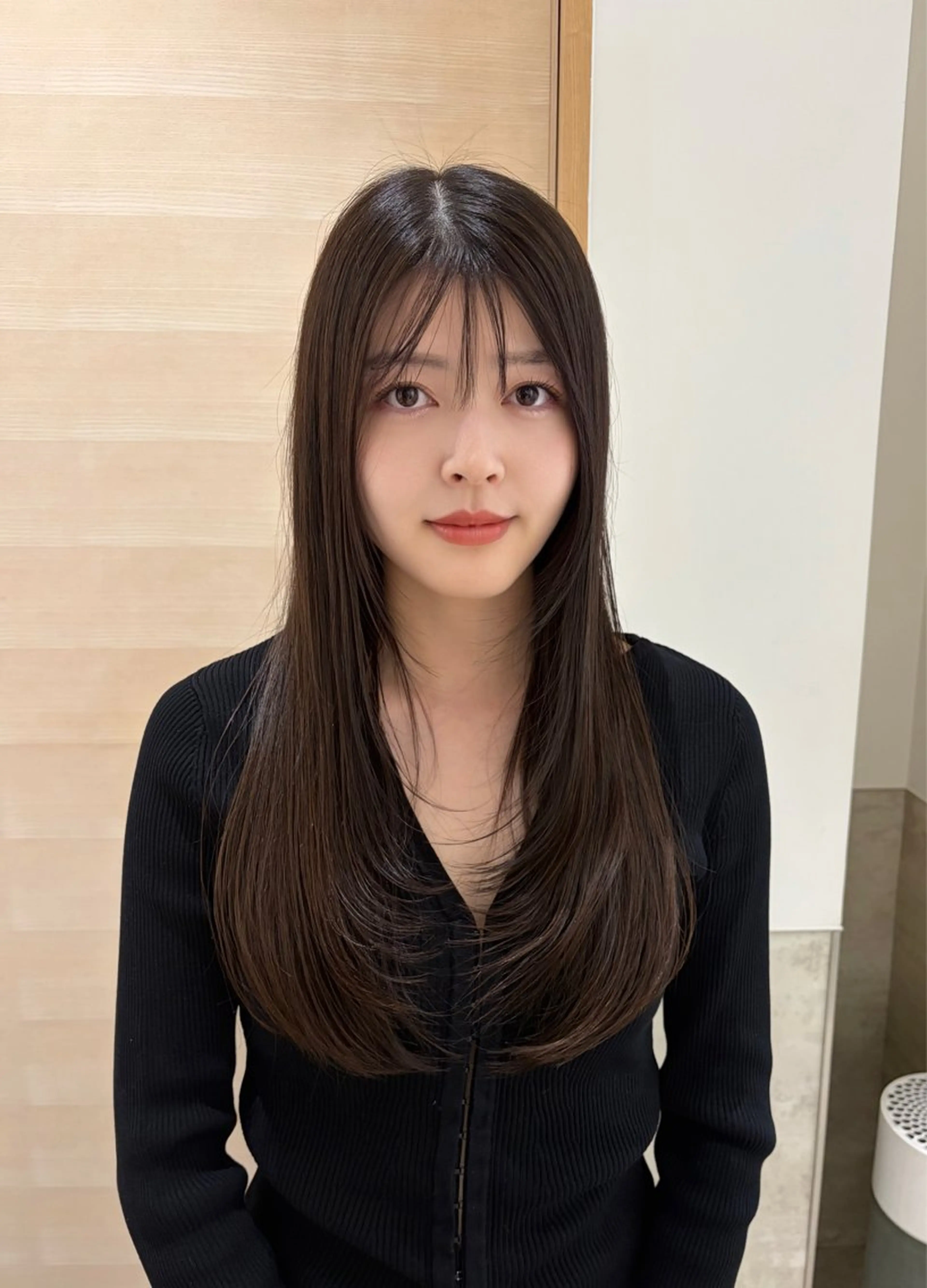 ロング カラー パーマ ヘアアレンジ ベージュカラー 透明感カラー 韓国風ヘア レイヤーカット カット ヘアカラー GO TODAY SHAiRE SALON所属・中顔面短縮カット🪽 レイヤー🥀コウヘイのヘアスタイル
