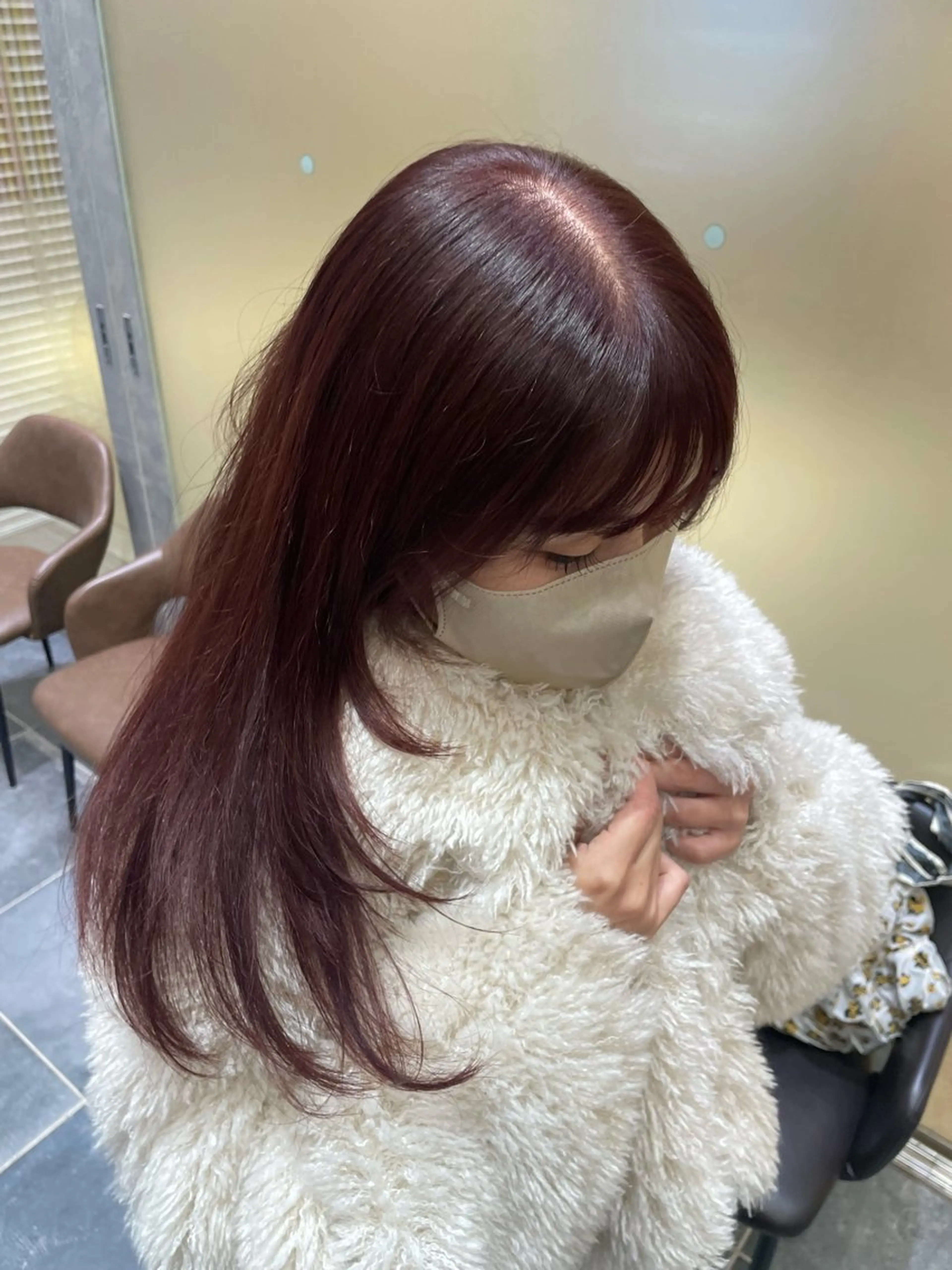 カラー ヘアカラー トリートメント 自然と惹かれる🪷 艶カラー/茉優♩のヘアスタイル