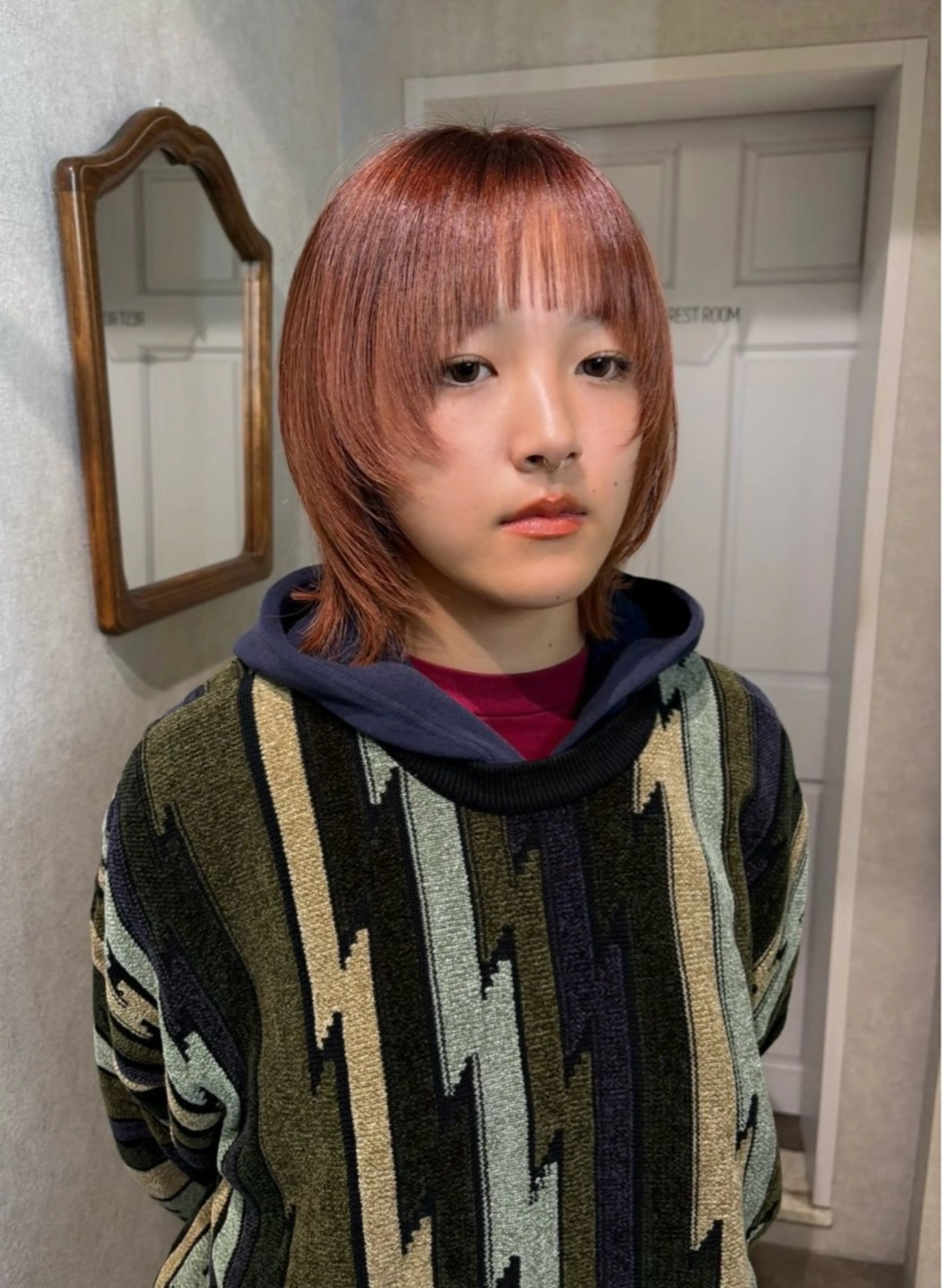 ミディアム 透明感モテスタイル 💞SHIORI💞のヘアスタイル