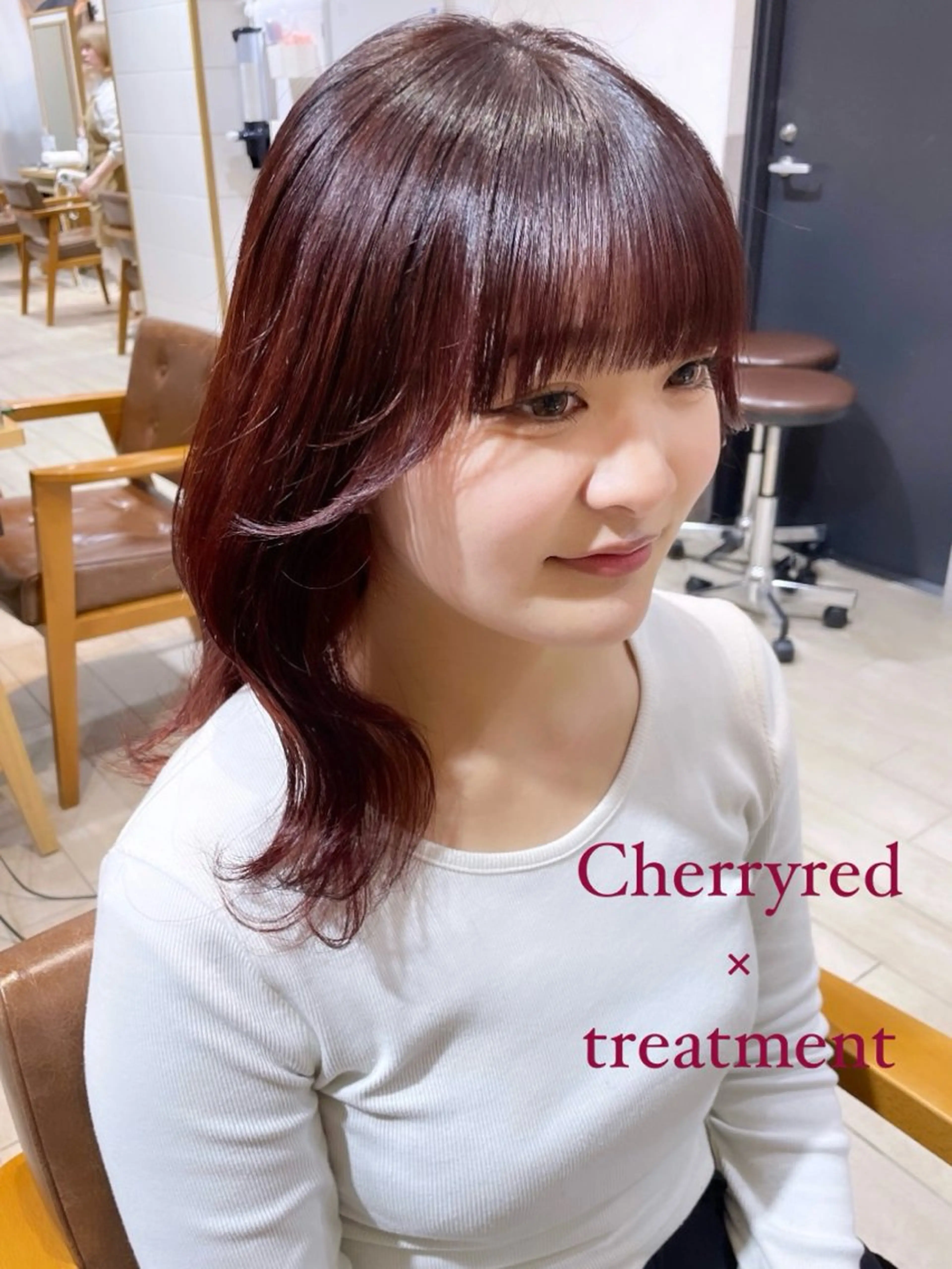 セミロング ヘアカラー トリートメント 🍬kanami 🍬ボブ/暖色カラーのヘアスタイル