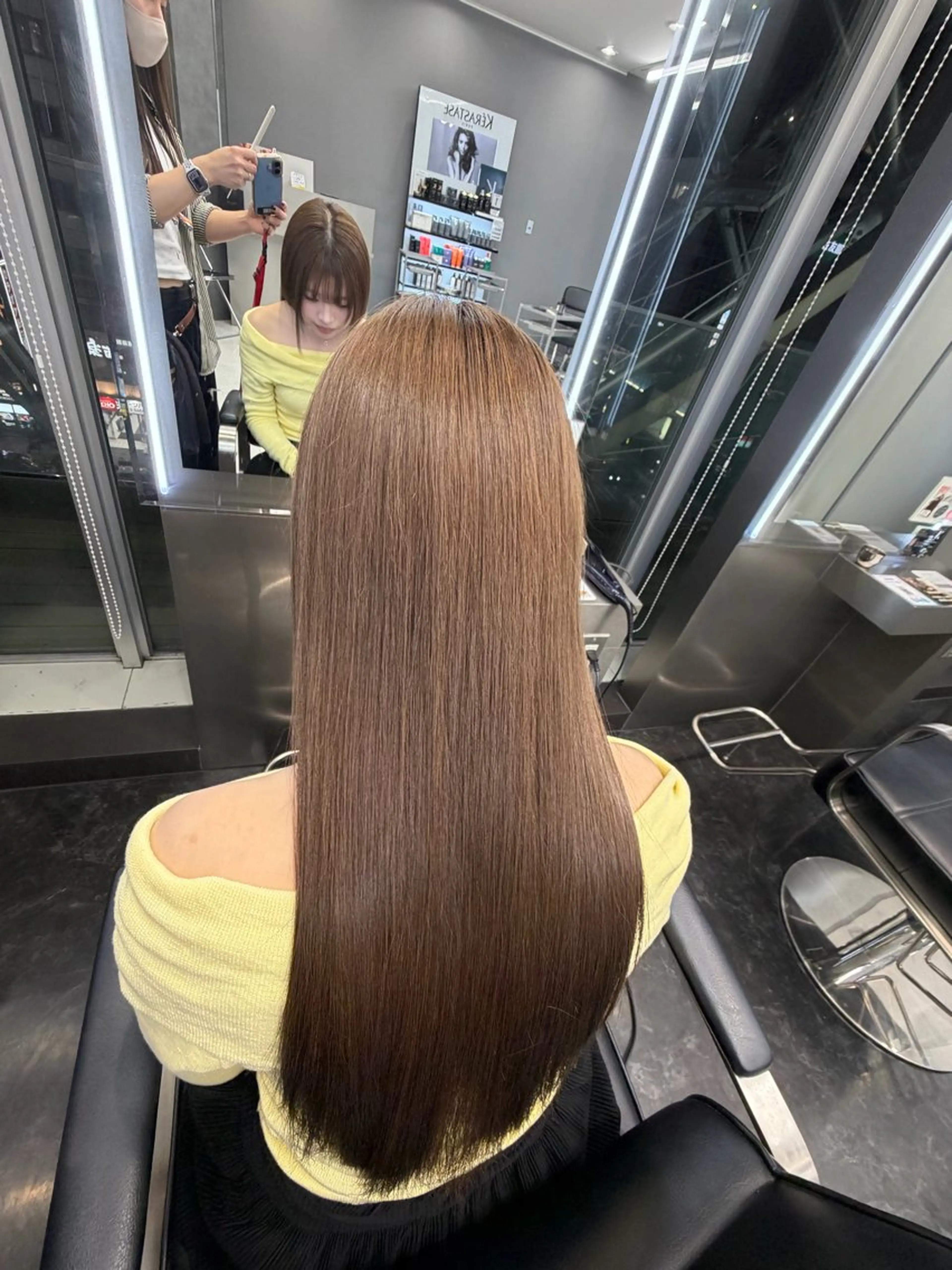 ロング ヘアカラー トリートメント ブリーチ/艶🌟 /カット/misaのヘアスタイル