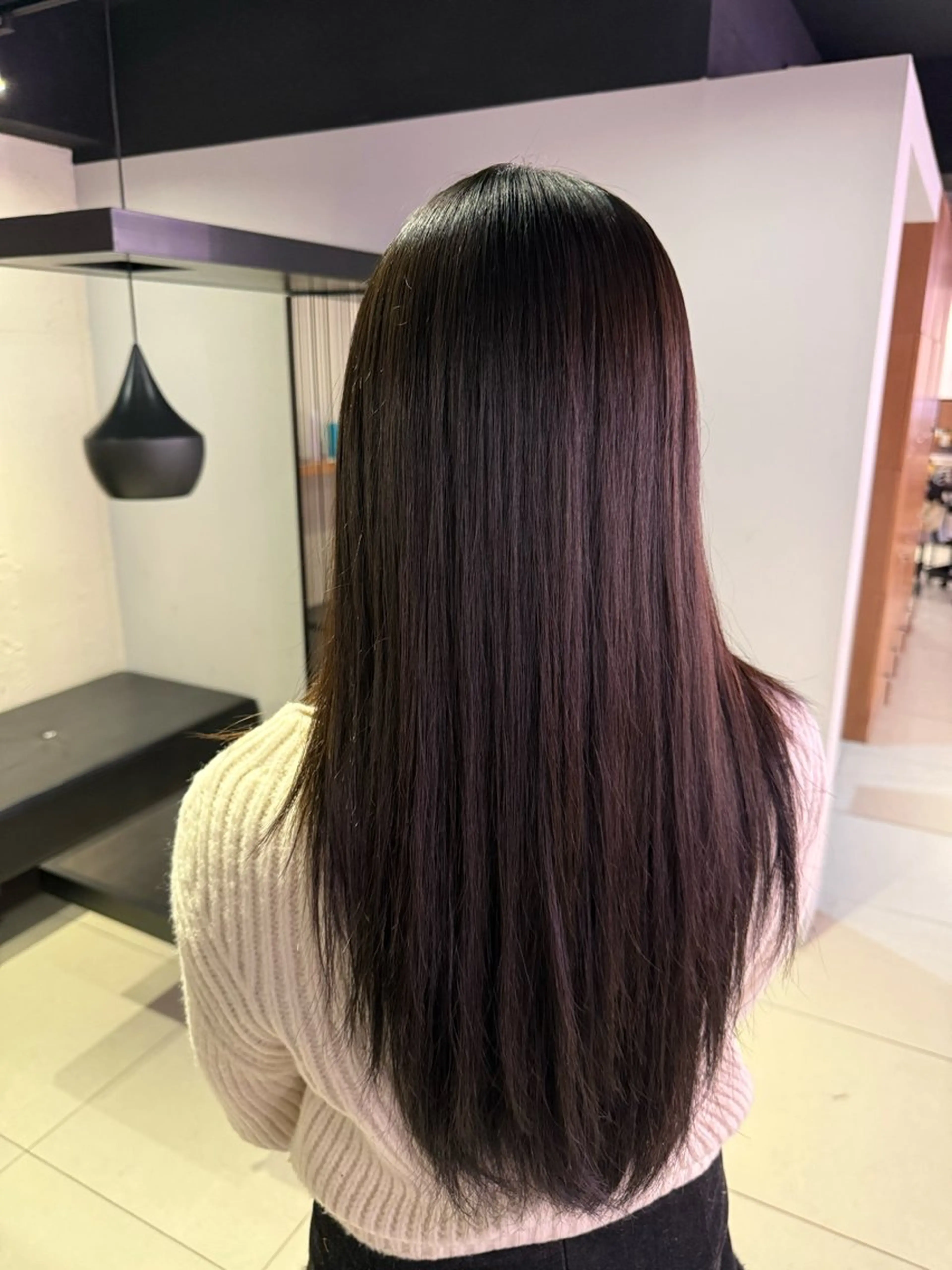 縮毛矯正 シカダ ココア🦌のヘアスタイル