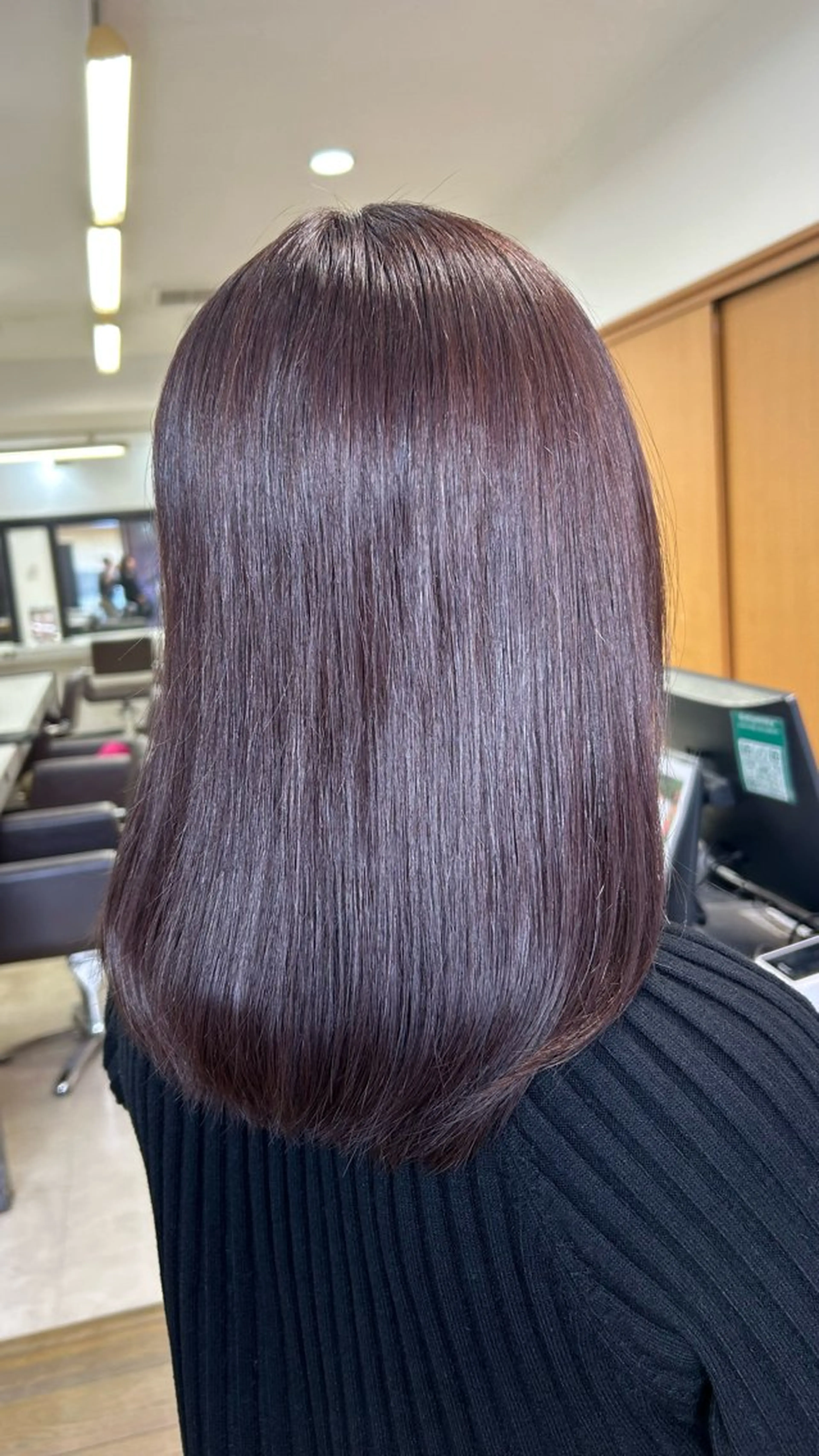 ミディアム カット ヘアカラー 🍅ハイライト/ レイヤー/mao🍅のヘアスタイル