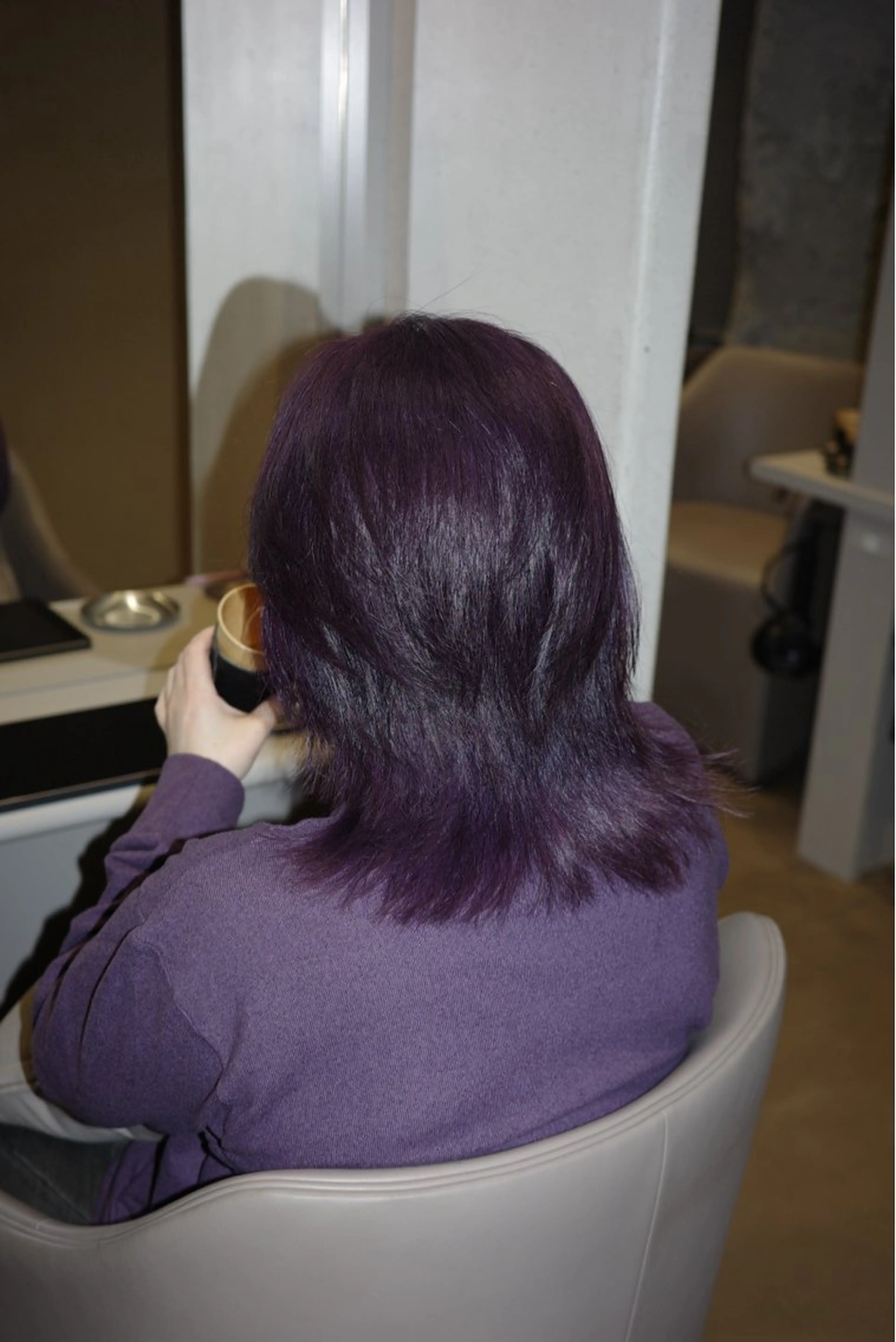 カラー 住谷 ゆりなのヘアスタイル