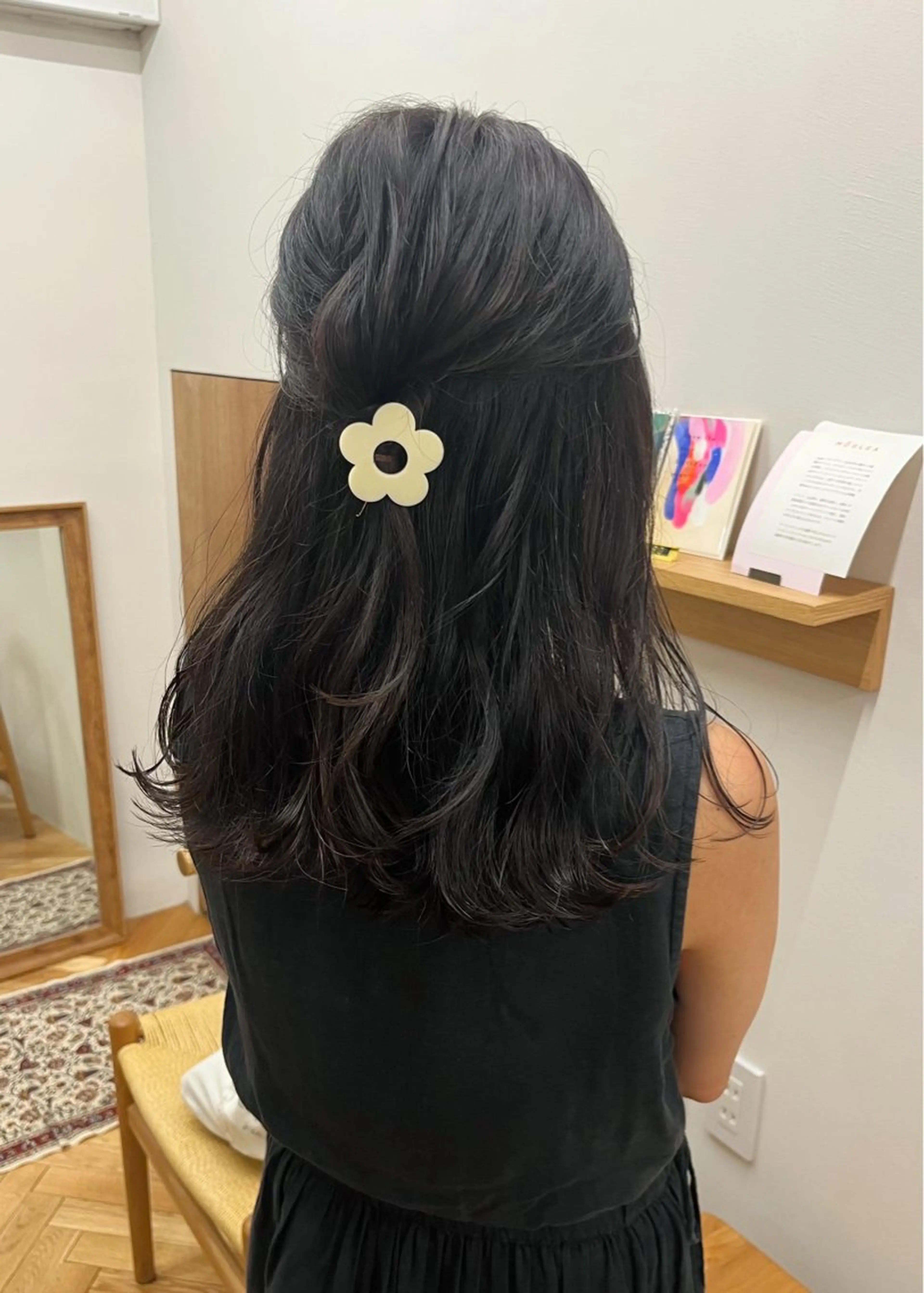 セミロング カラー カット ヘアカラー 西山 紗耶香🪽 透明感カラー/ボブのヘアスタイル