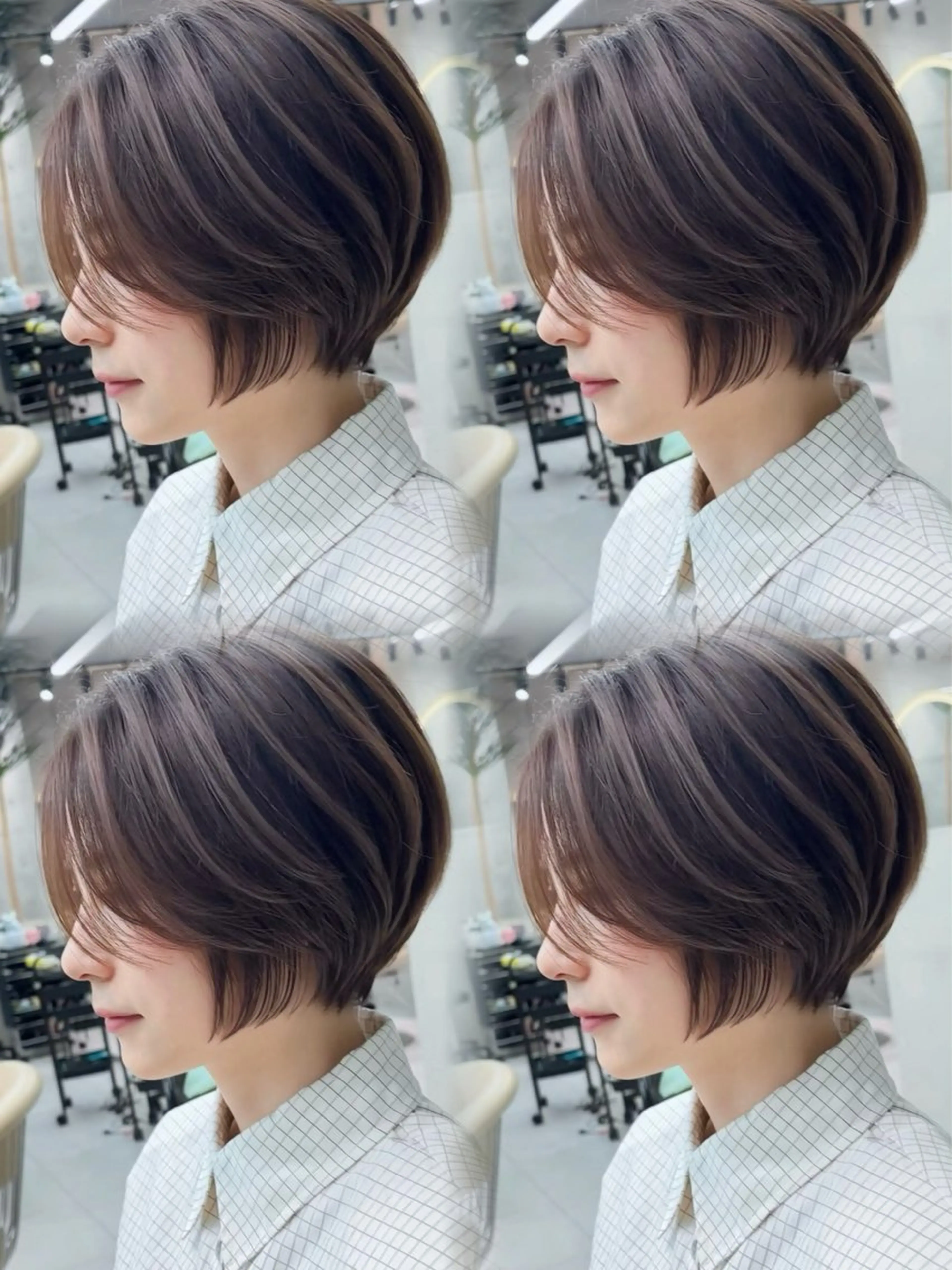 ショート カラー カット ヘアカラー トリートメント ✨大川 錬✨ -7歳若返りショートのヘアスタイル