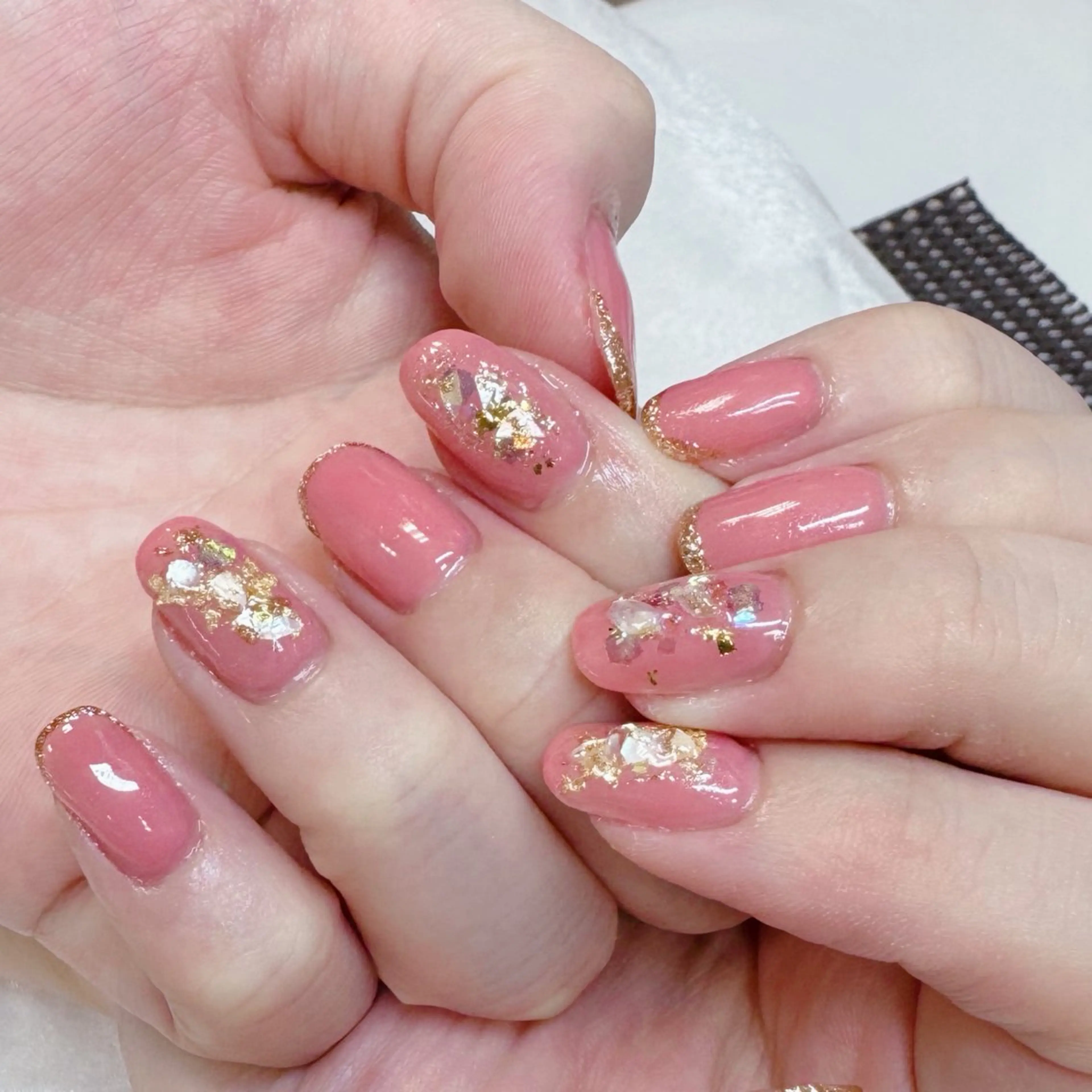 ネイル キラキラネイル ニュアンスネイル オフィスネイル ピンク maruyasu. yのネイルデザイン