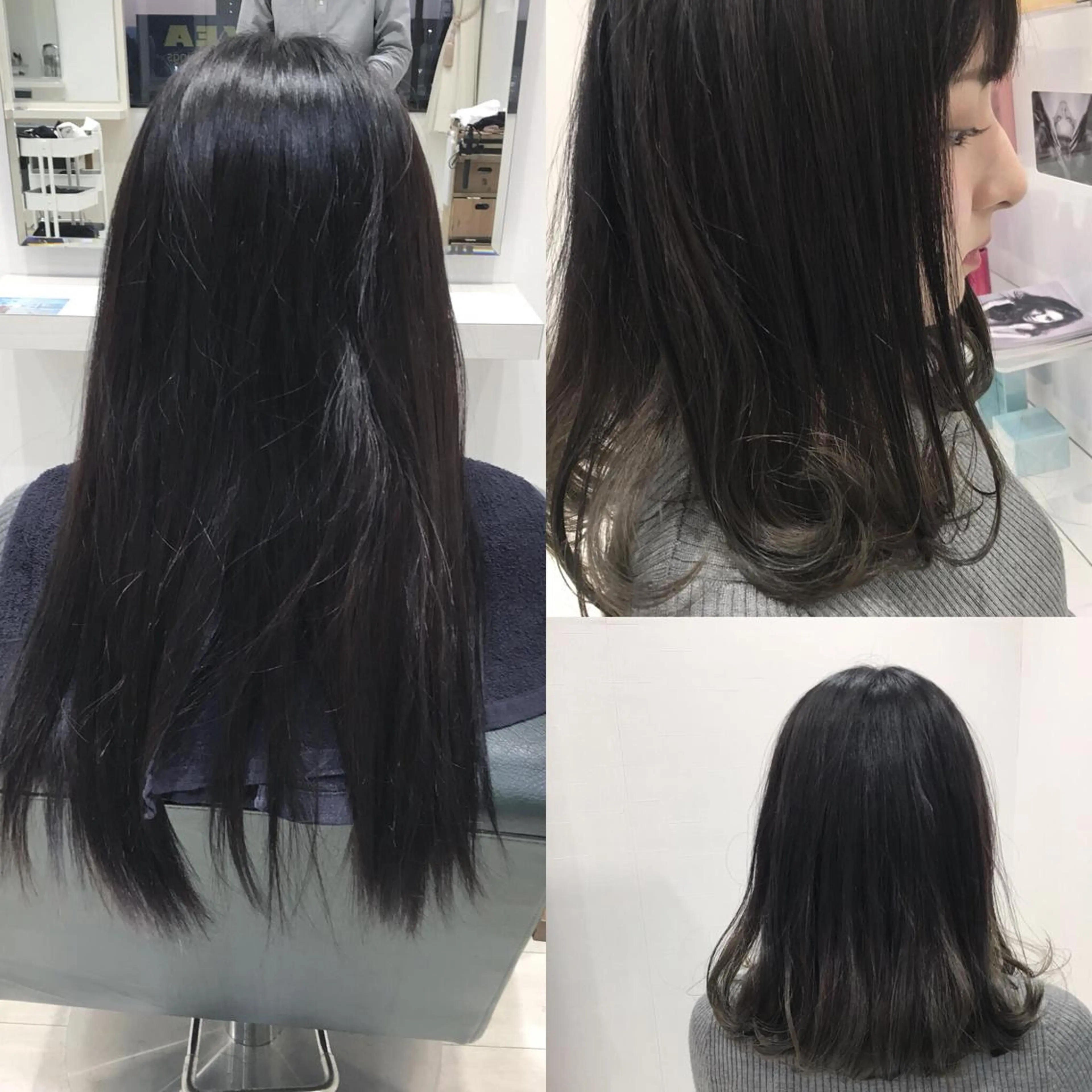 セミロング クラッチムク博多小川 旭のヘアスタイル
