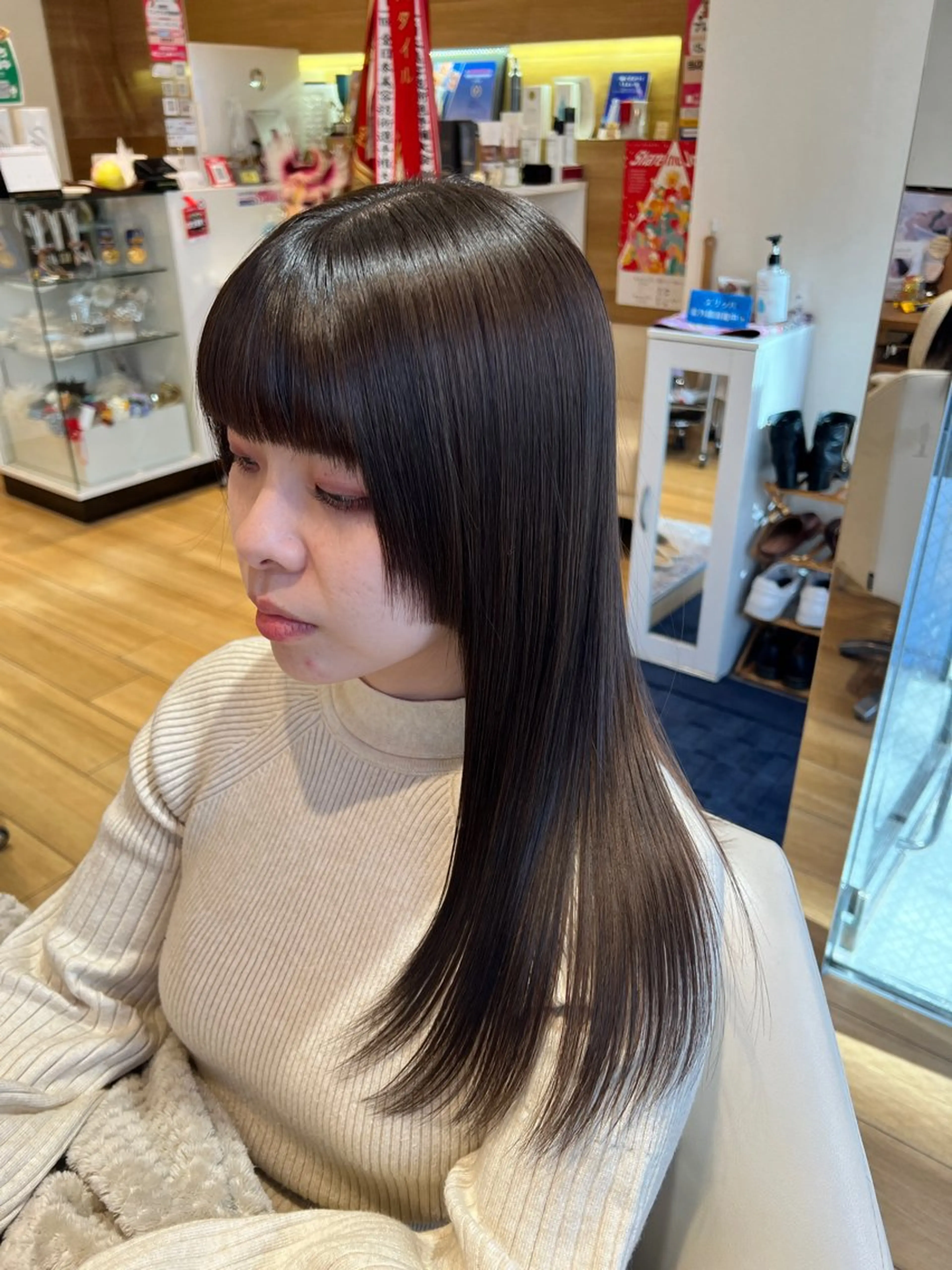 ロング 全国1位🥇世界5位 小野田　礼花のヘアスタイル