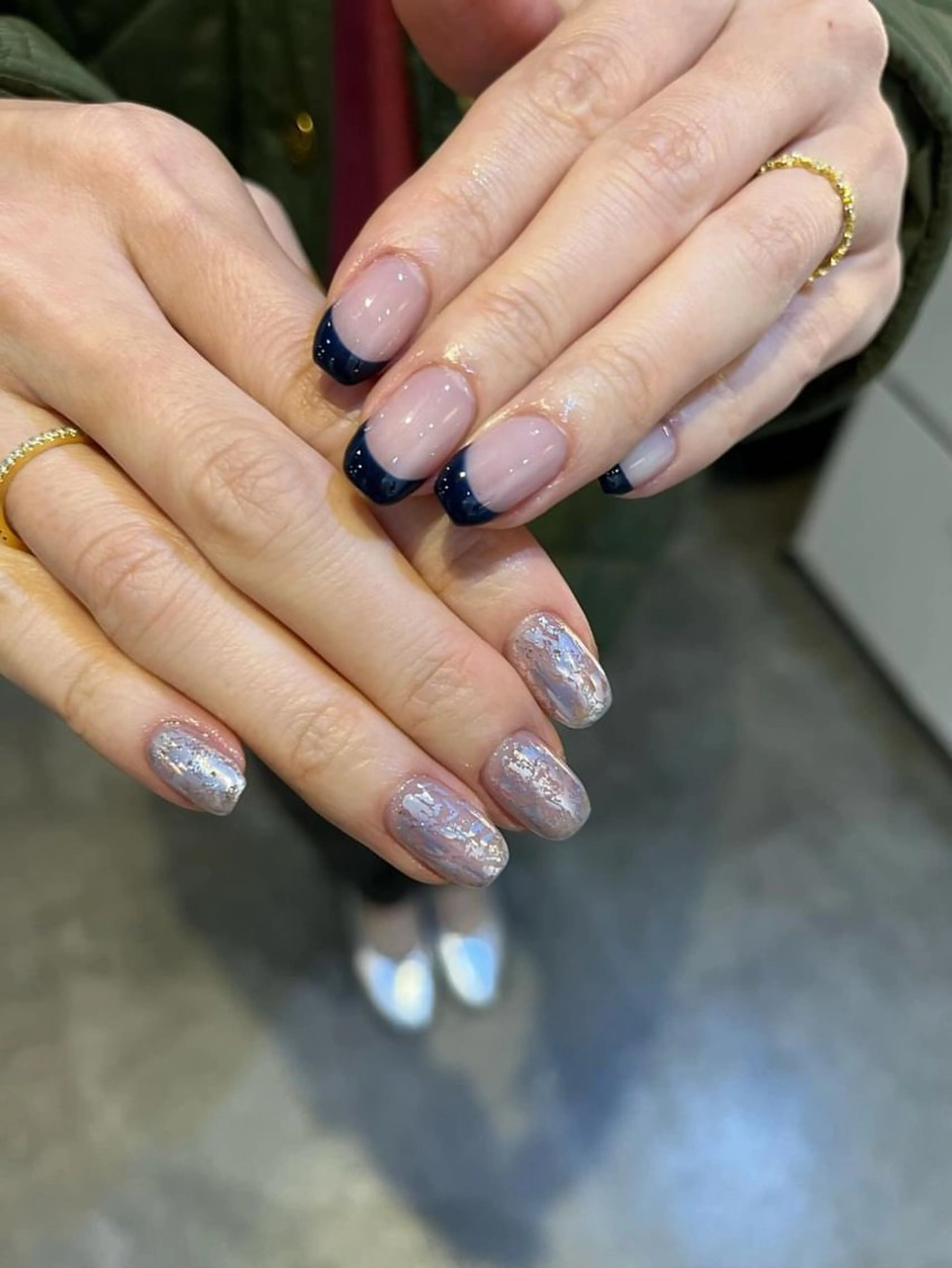 ネイル フレンチネイル Yumiシンプル 広尾→銀座のネイルデザイン