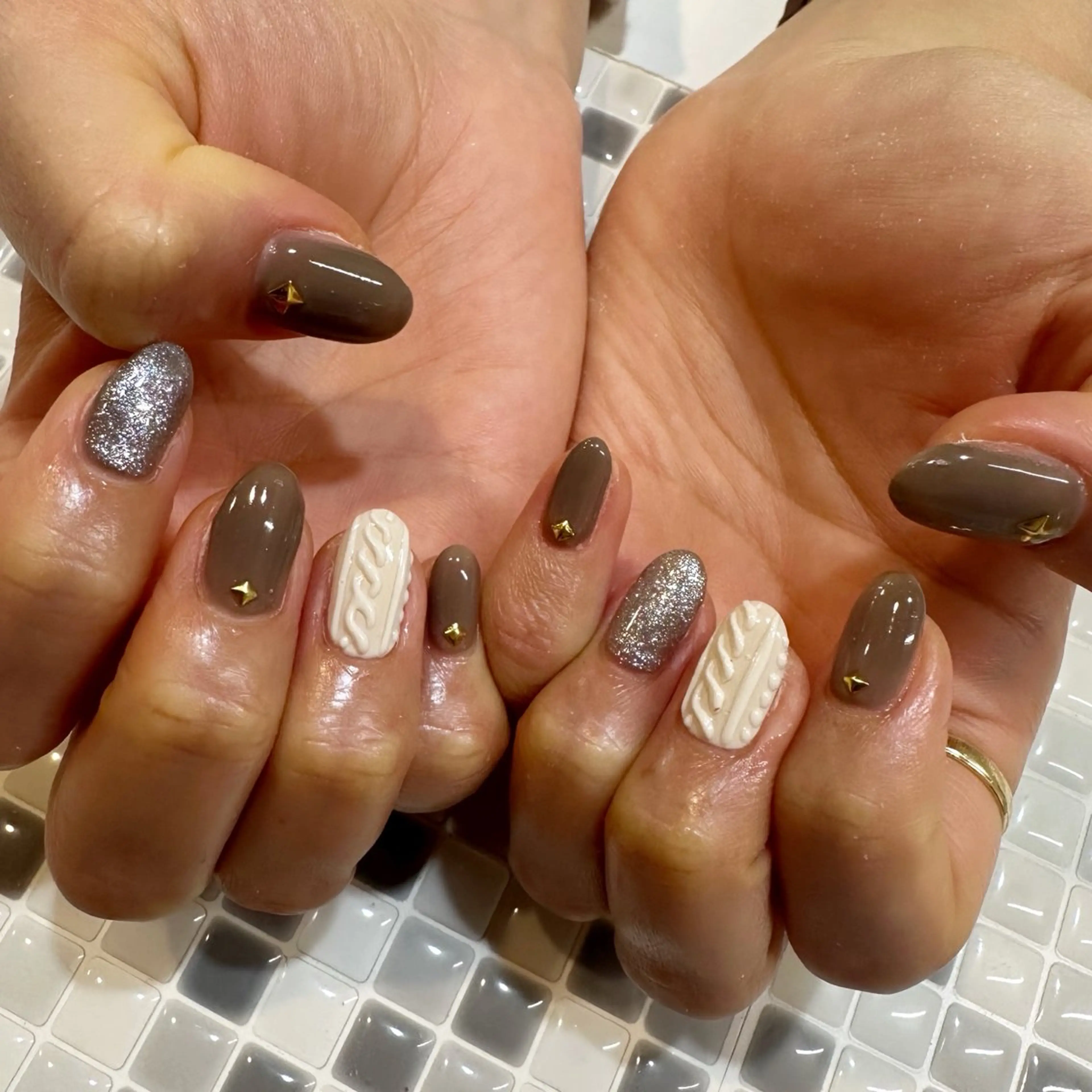 ネイル 冬ネイル nailist yuiのネイルデザイン