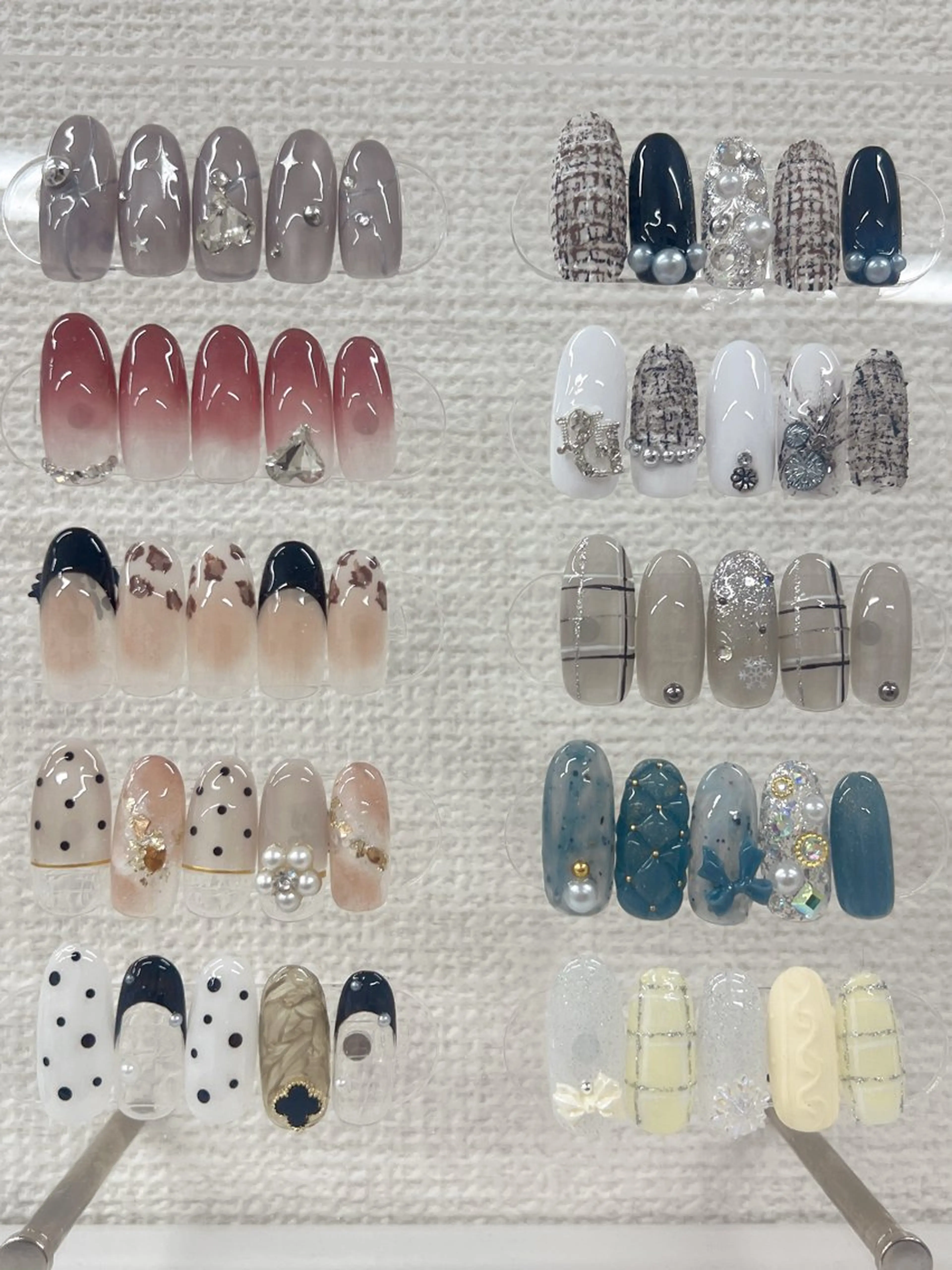 ネイル ハンドネイル bijou nails　蓮のネイルデザイン