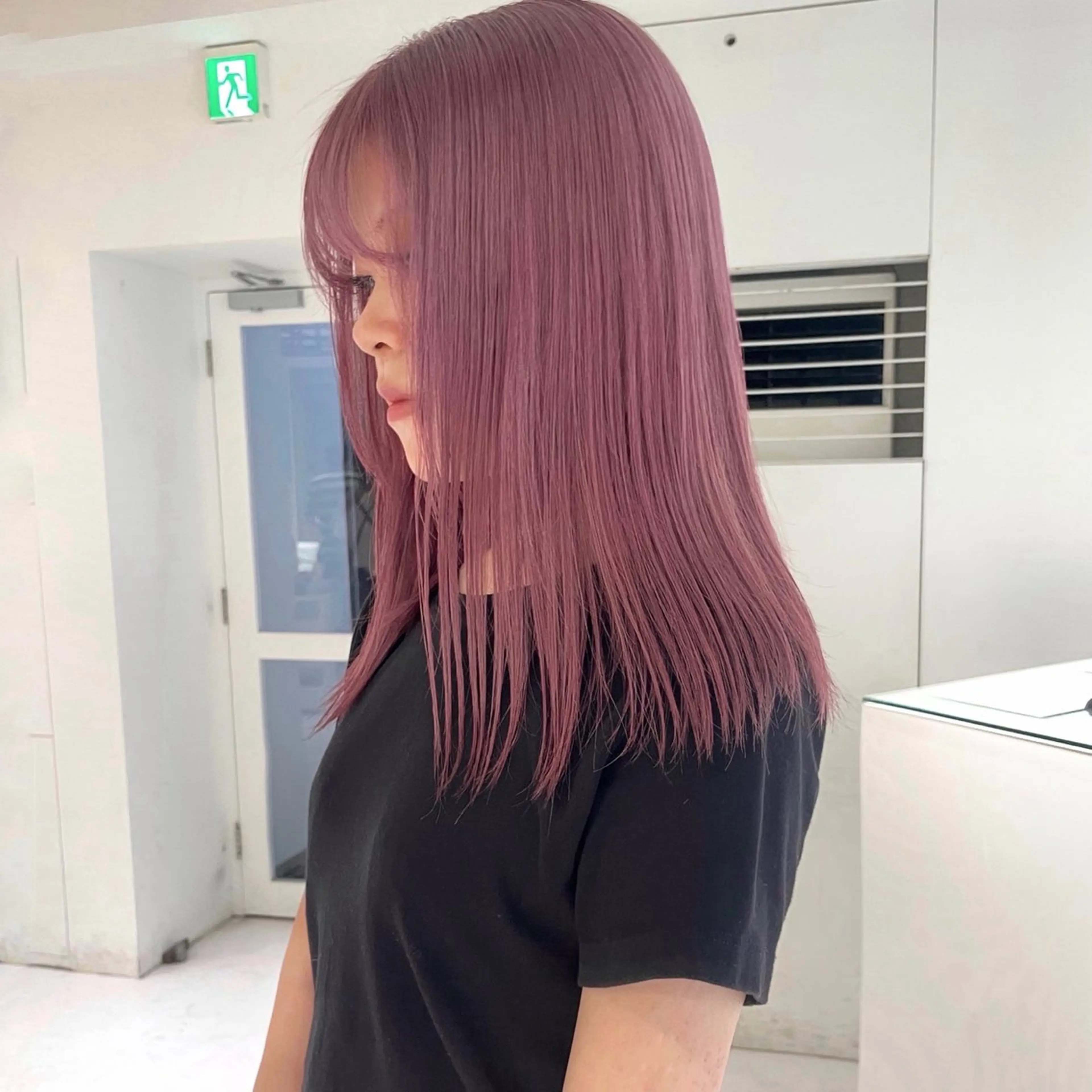 ミディアム ヘアカラー haruko🎀⌇ レイヤーカットのヘアスタイル