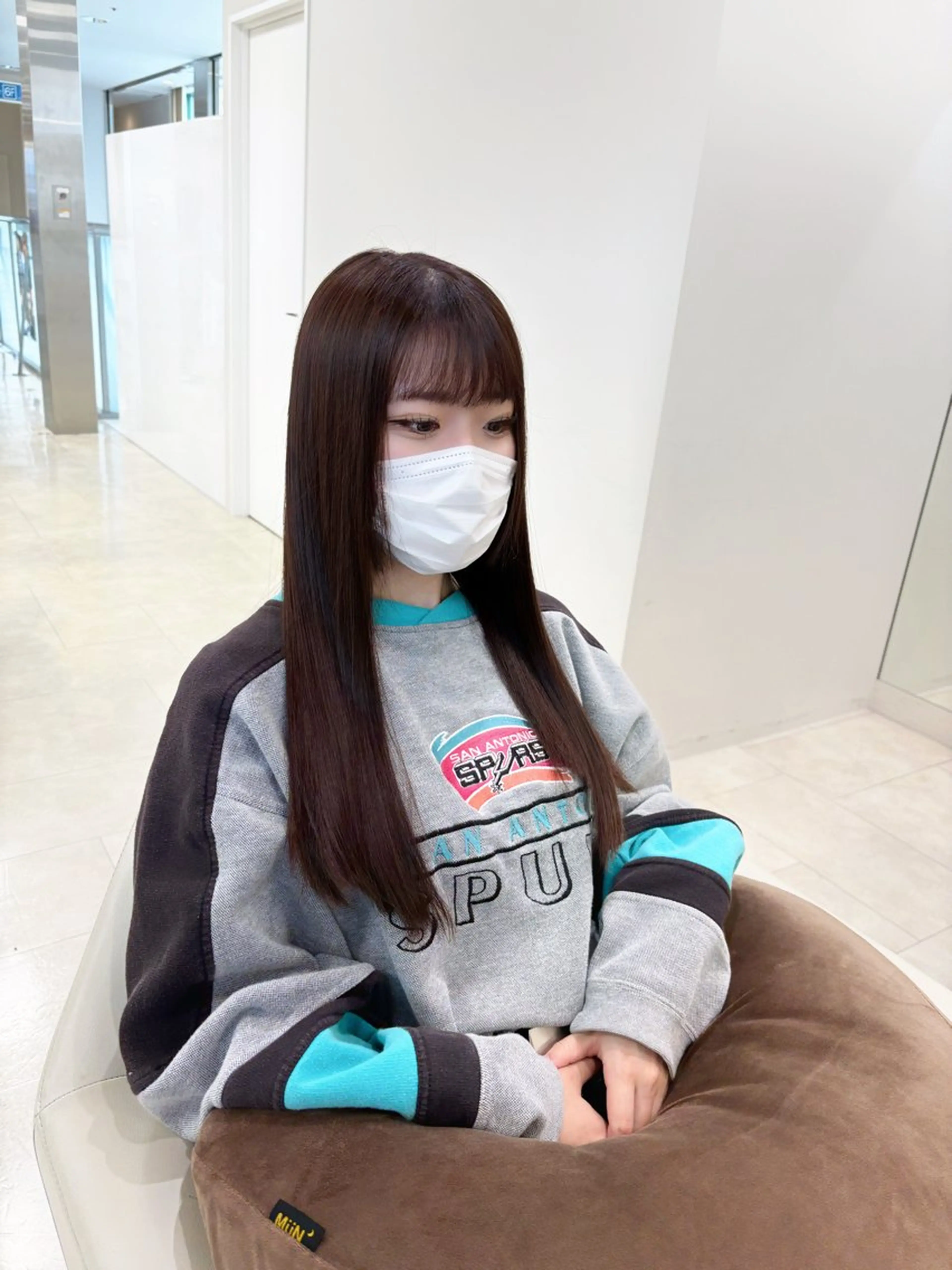 ロング カラー カット ヘアカラー 推し活/韓国/ブリー チカラーminamiのヘアスタイル