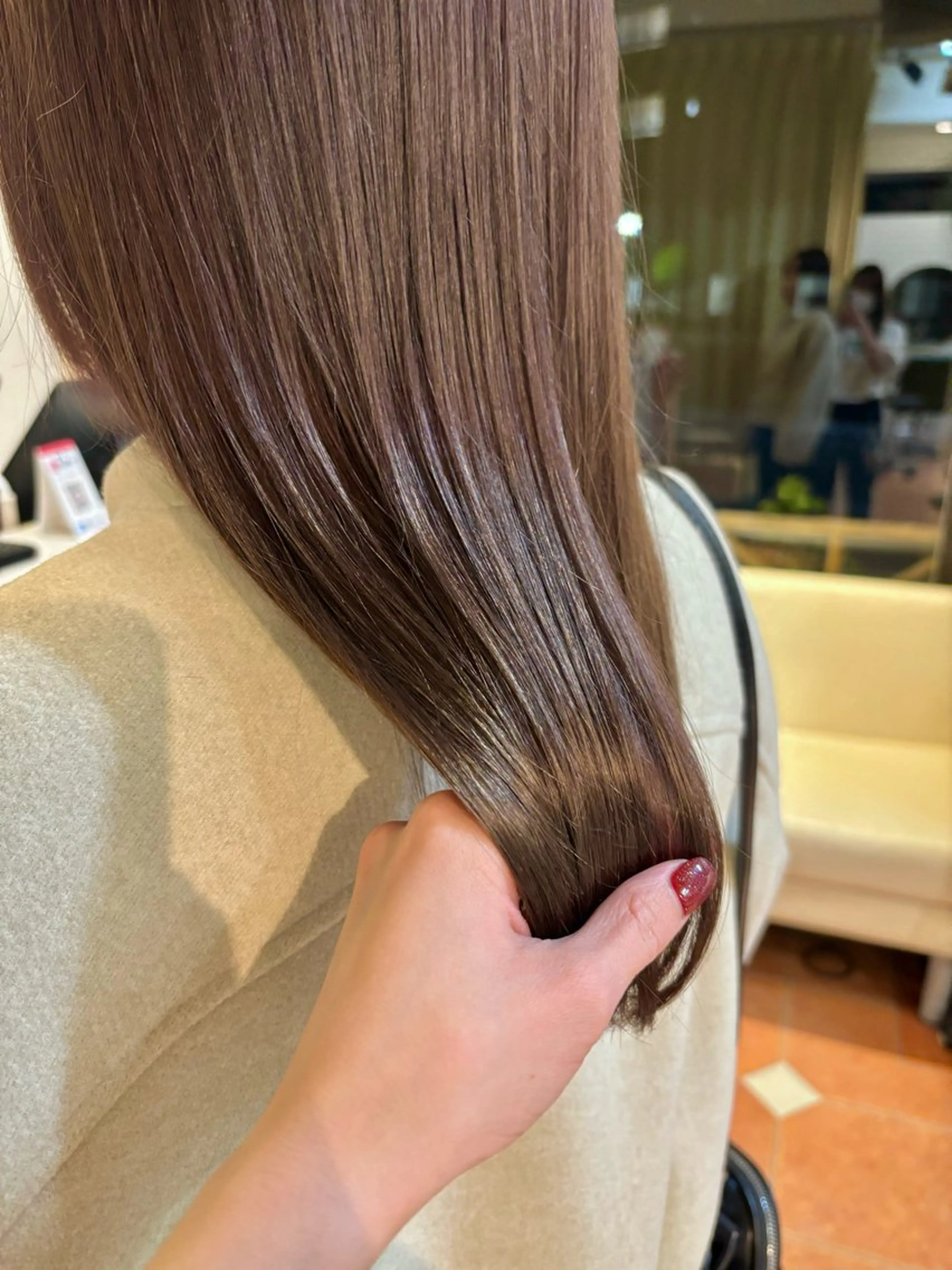 カット＋全体Drイルミナカラーカラー（ブリーチ不可）＋メテオダブルトリートメントの写真