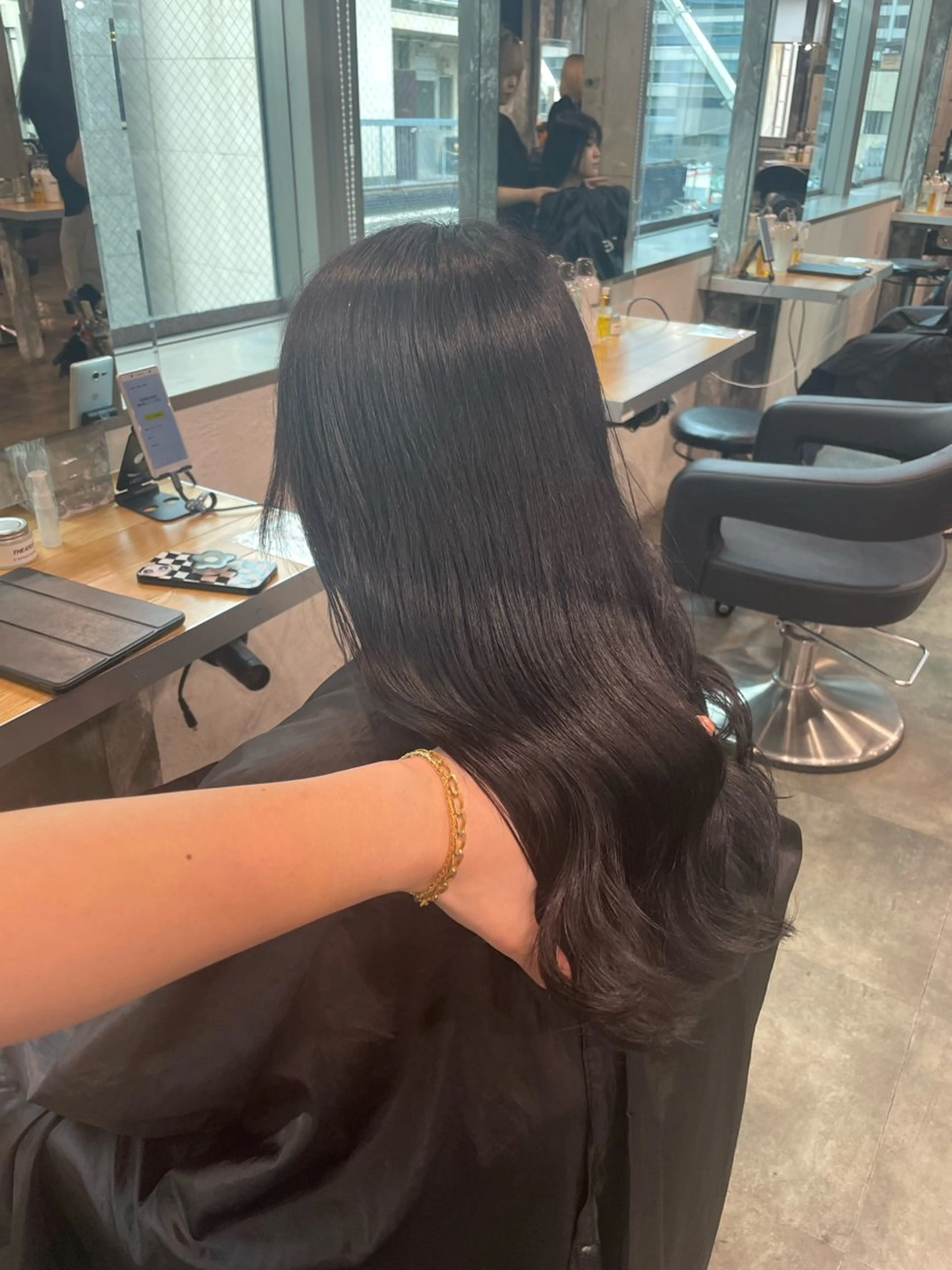 セミロング カラー 艶髪/透明感🪽 DISCO🪽のヘアスタイル