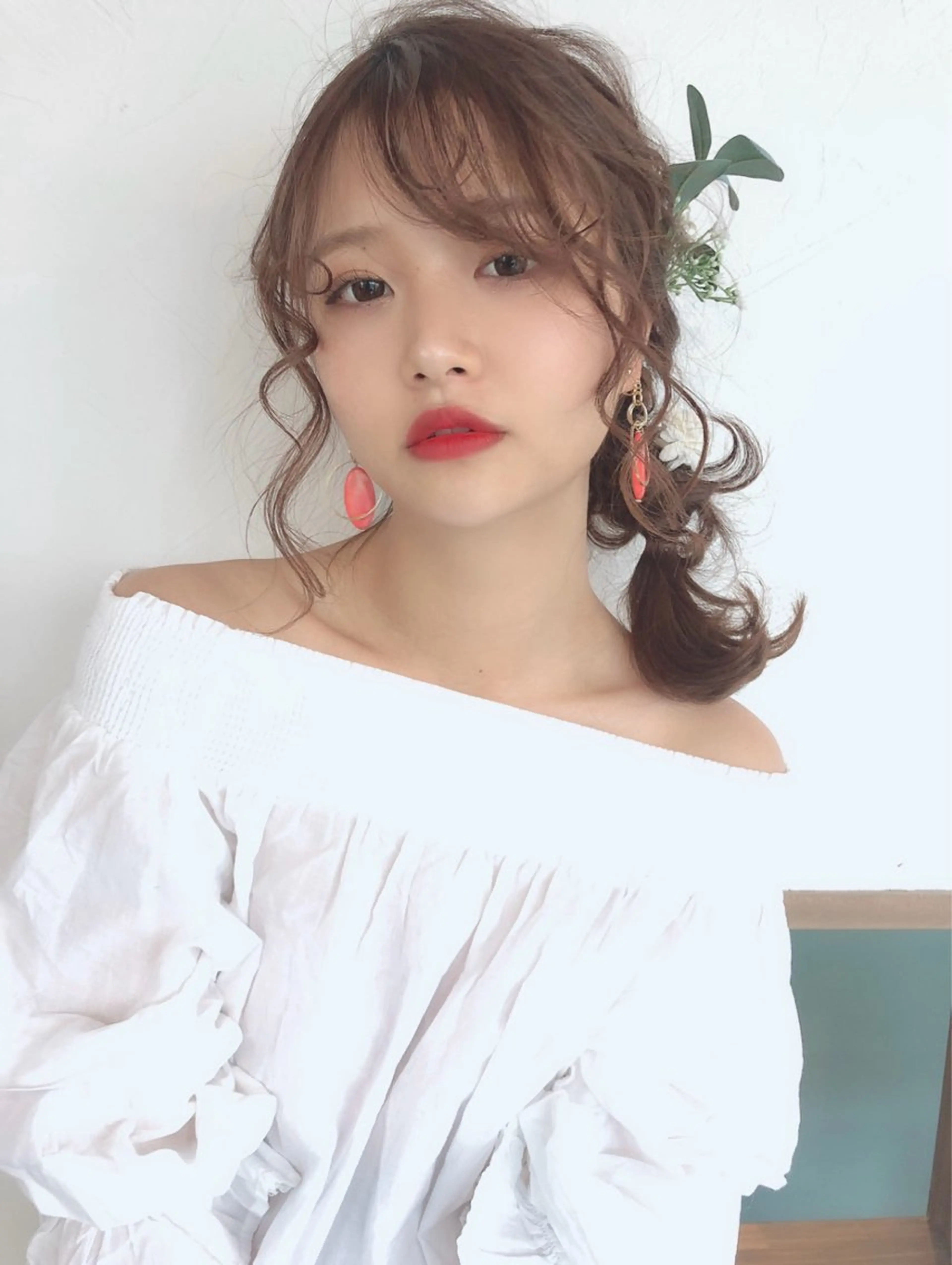 セミロング カラー ヘアアレンジ ROKKAN motoのヘアスタイル