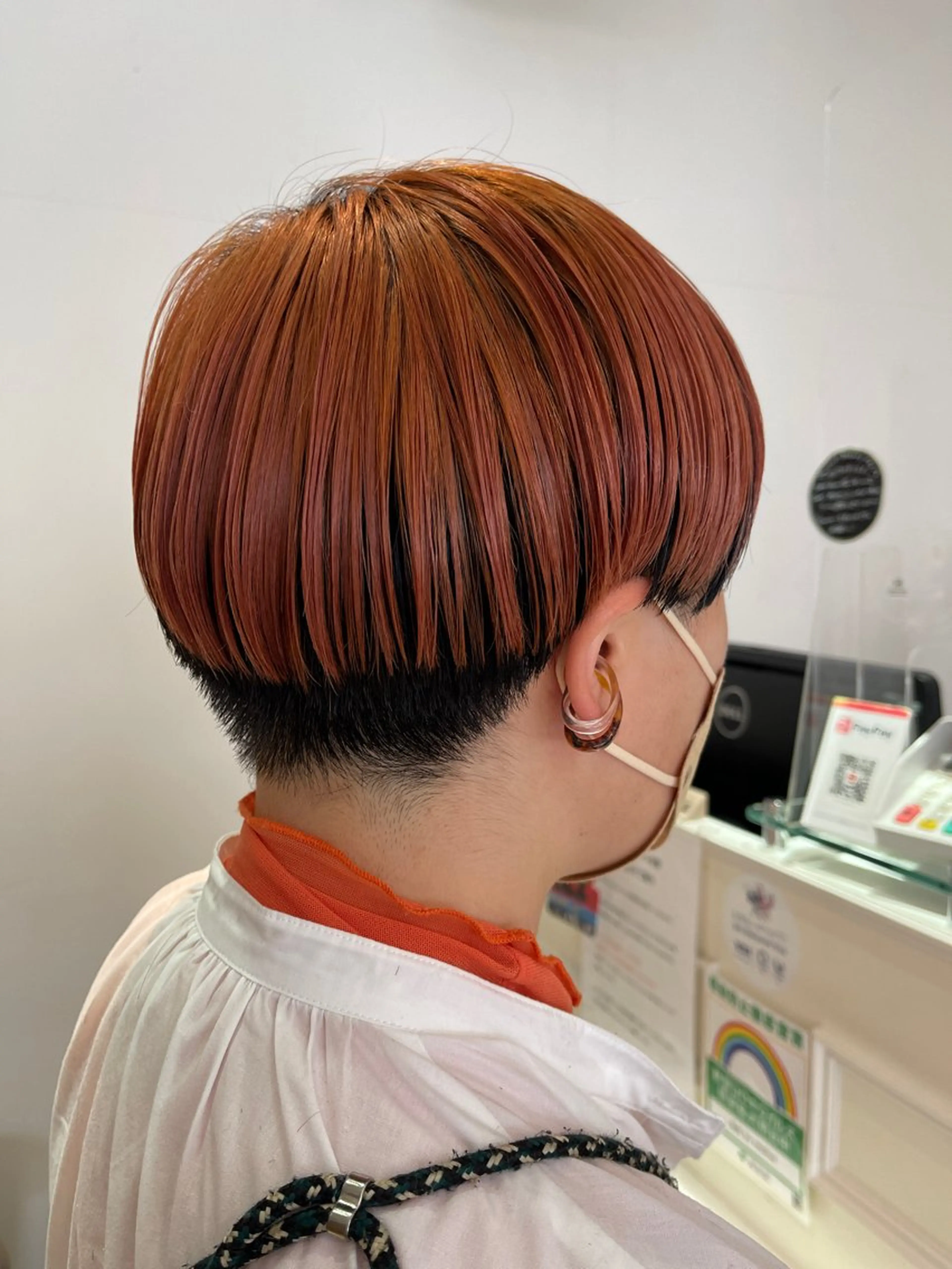 ショート ヘアカラー やまだ まいのヘアスタイル