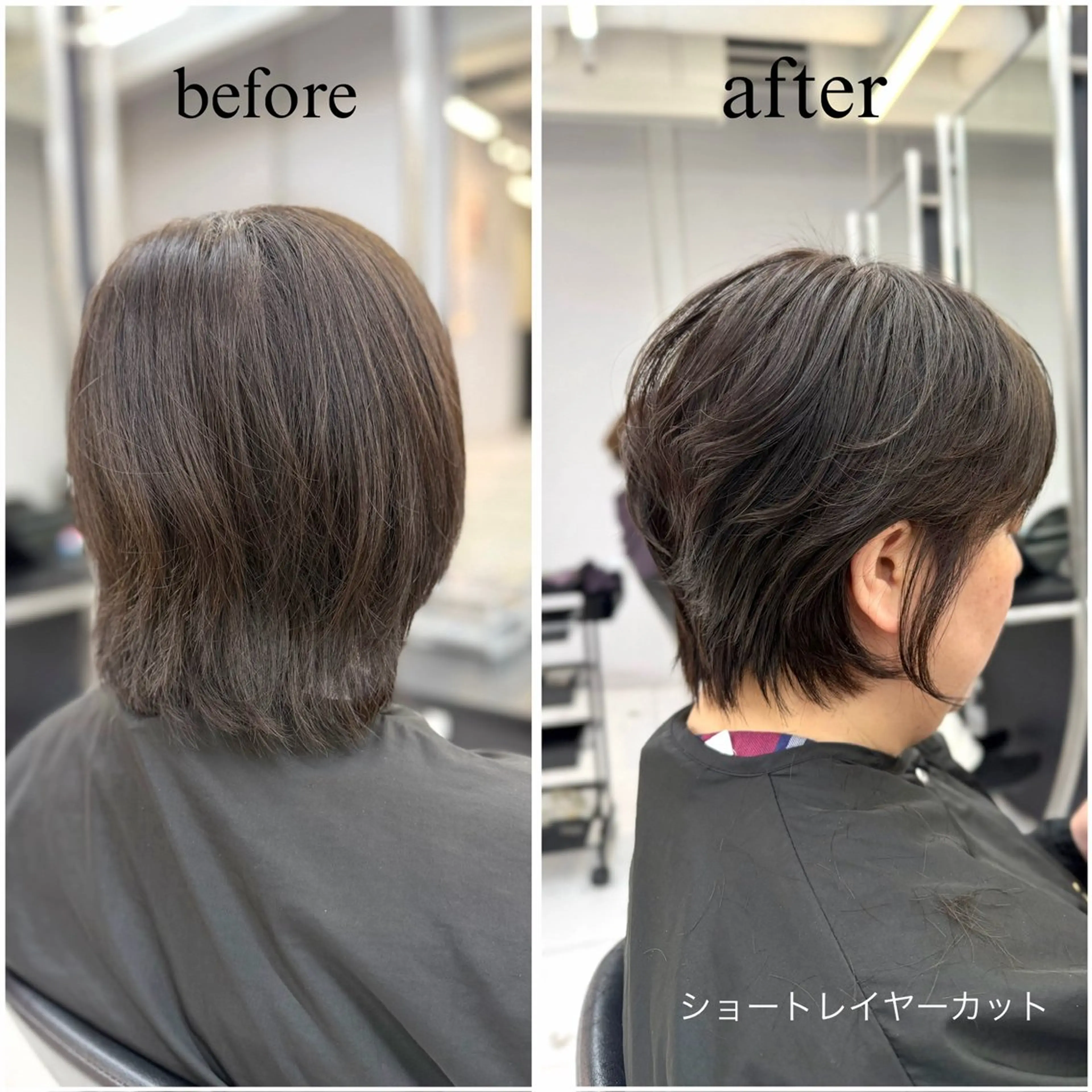 ショート ショートレイヤー レイヤーカット ショートヘア 無料カットモデル募集 / Juanのヘアスタイル