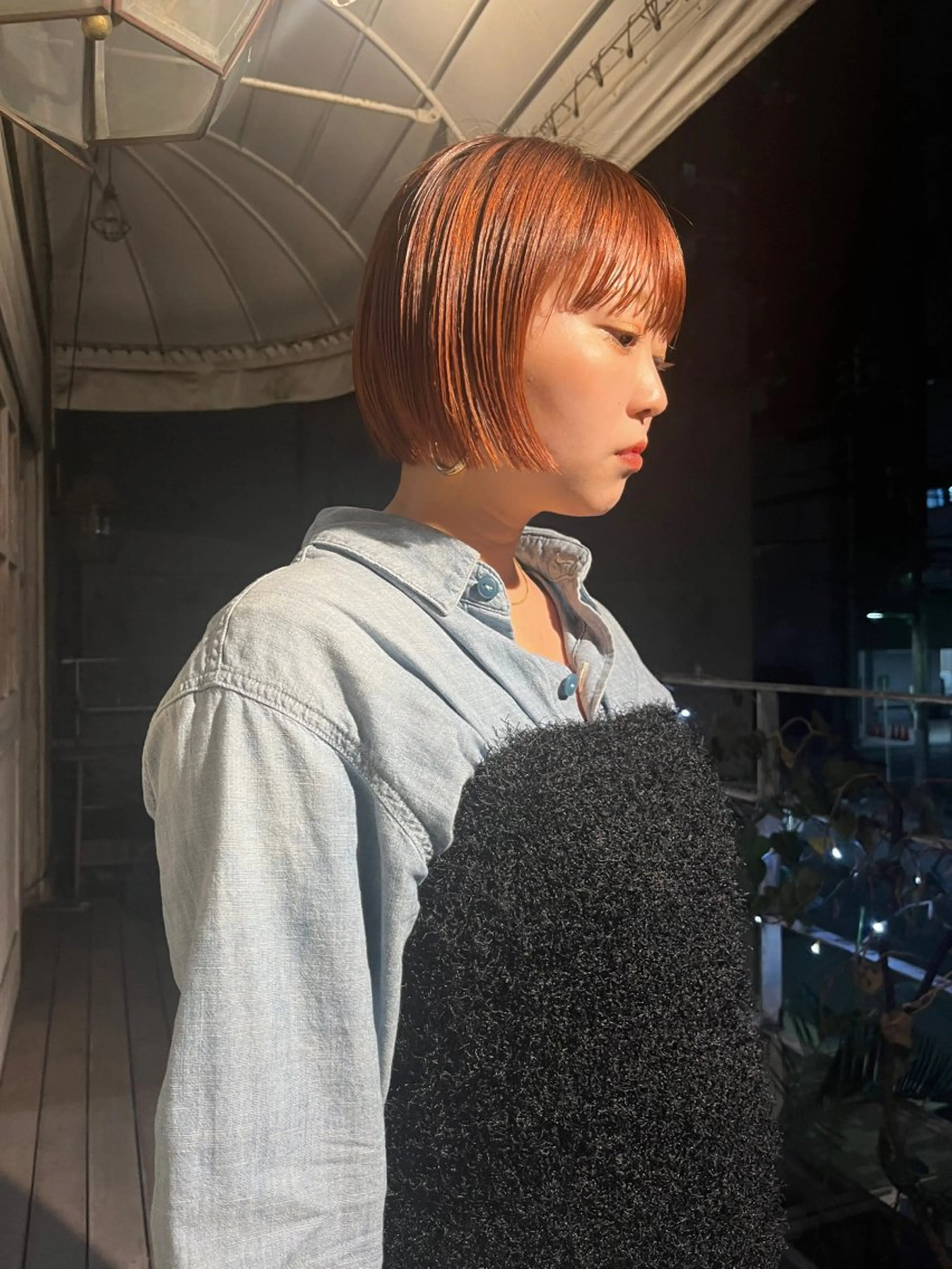 ショート カラー カット ヘアカラー トリートメント ハイトーン/顔まわり レイヤー/YUKAのヘアスタイル