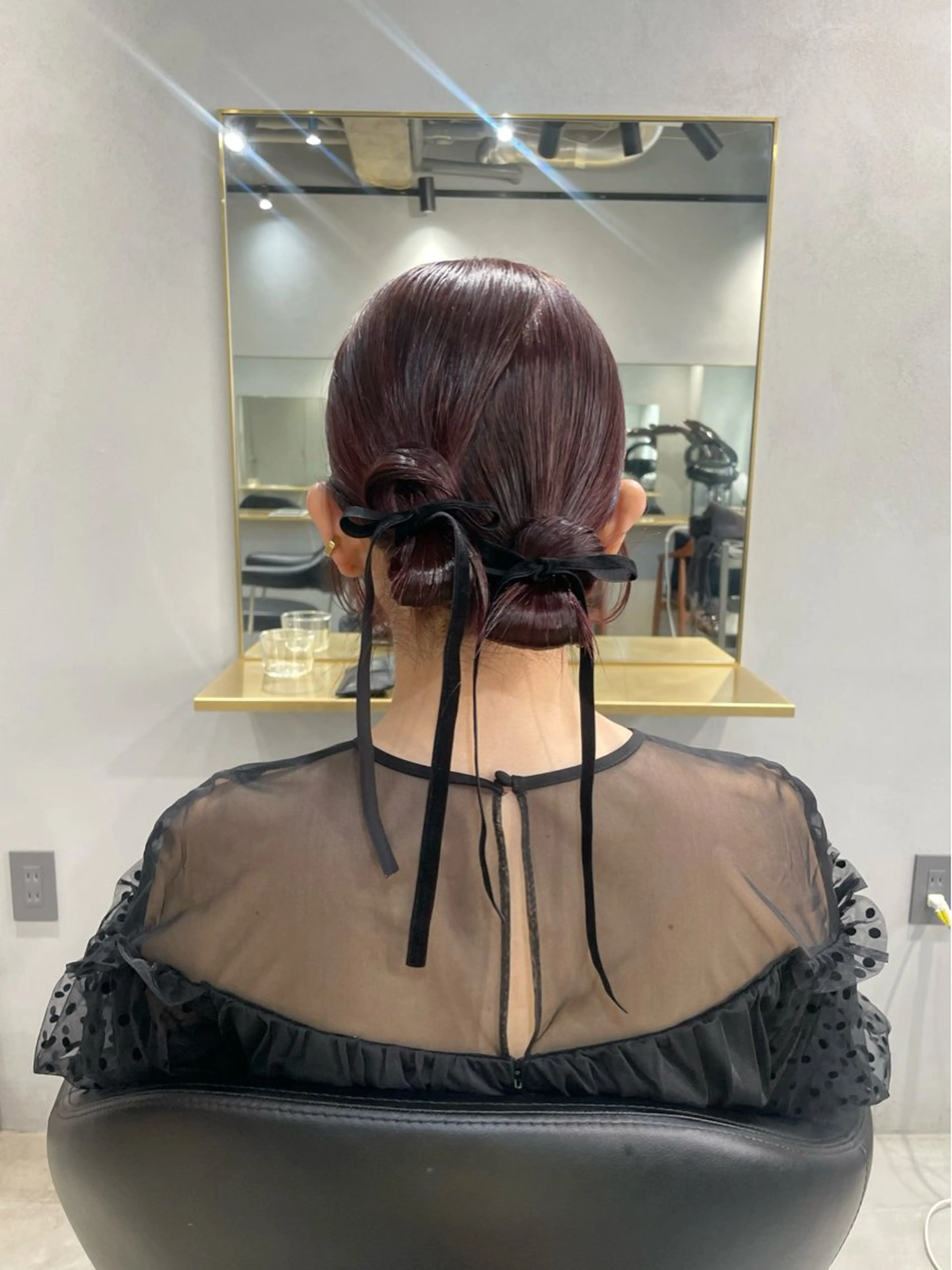 ヘアアレンジ ヘアセット 【表参道】Ruri デジタルパーマのヘアスタイル