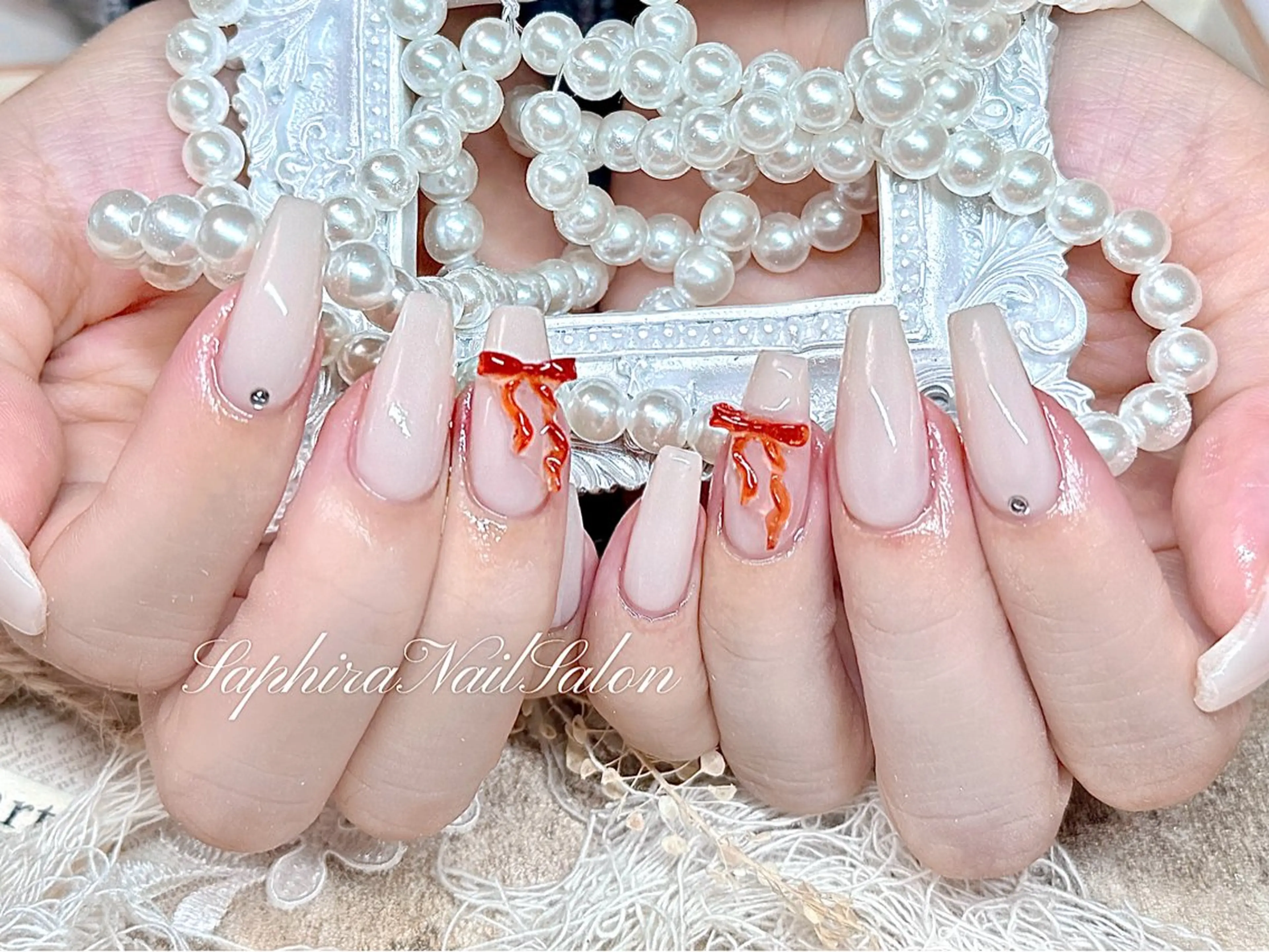 カラー ハンドネイル Saphiraネイル サロン錦糸町のネイルデザイン