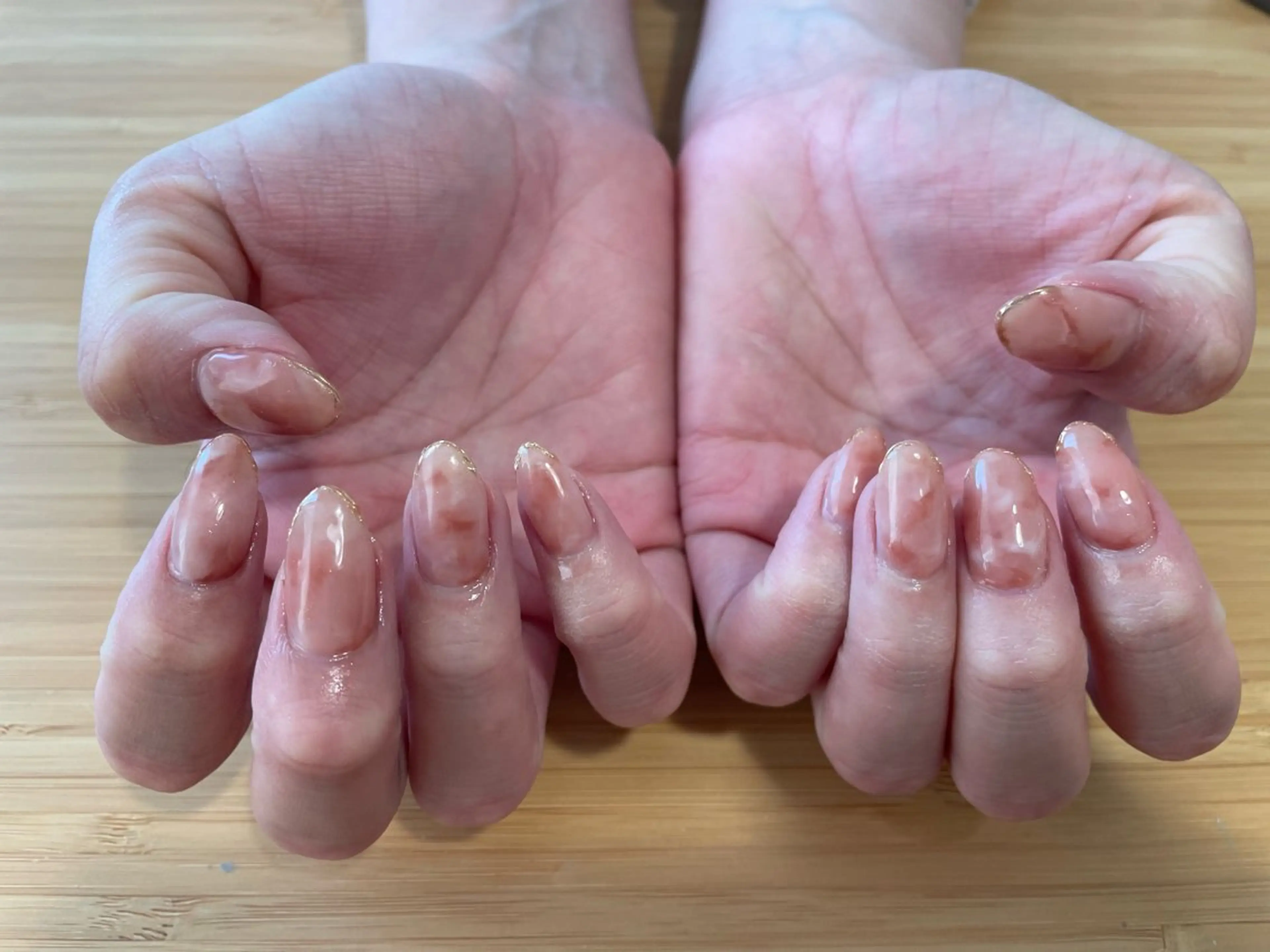 ネイル 大理石ネイル(マーブル) ハンドネイル Nailist Missaのネイルデザイン