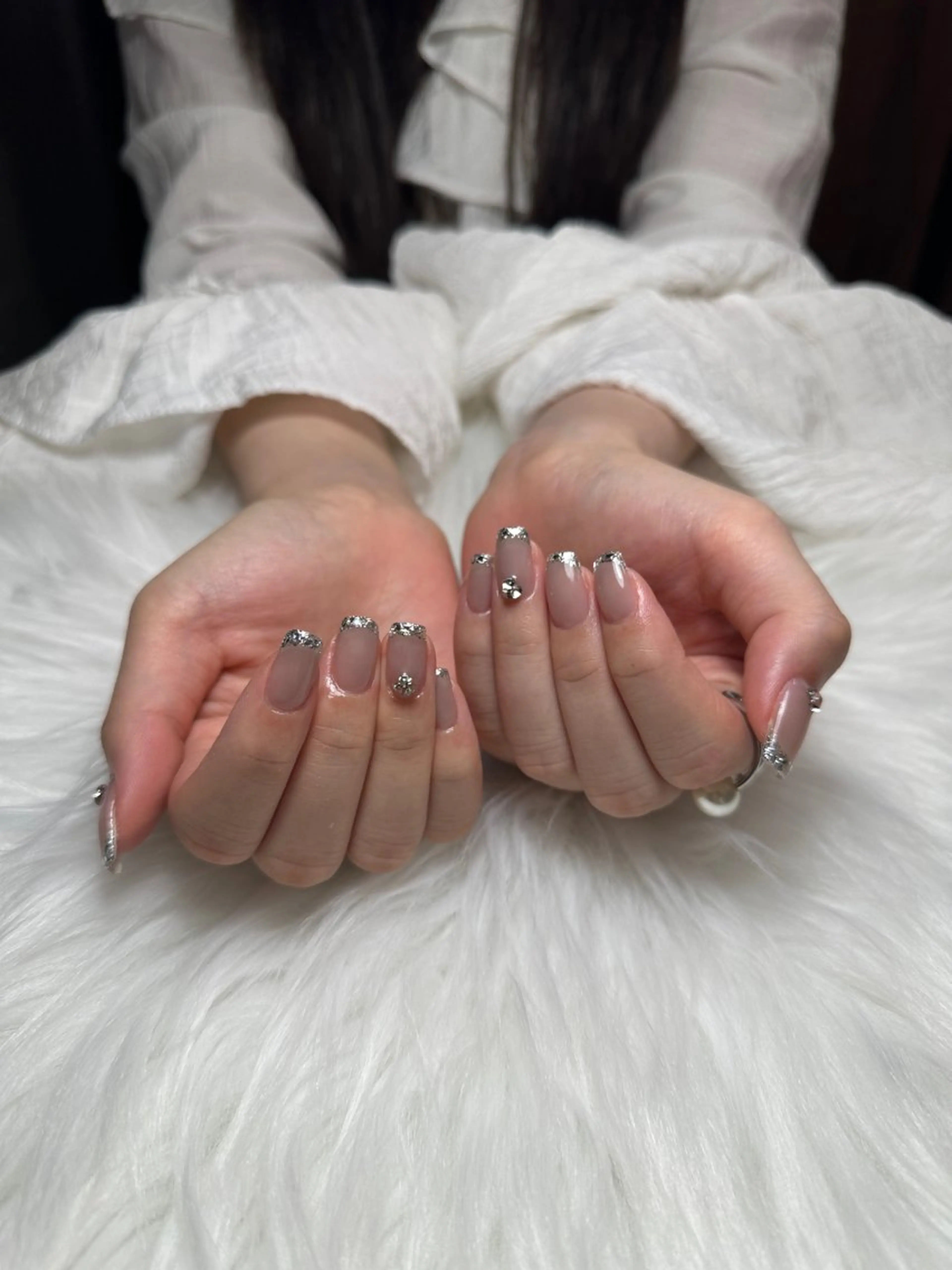 大人上品✨ガラスフレンチ🎀　【オフ込み】の写真