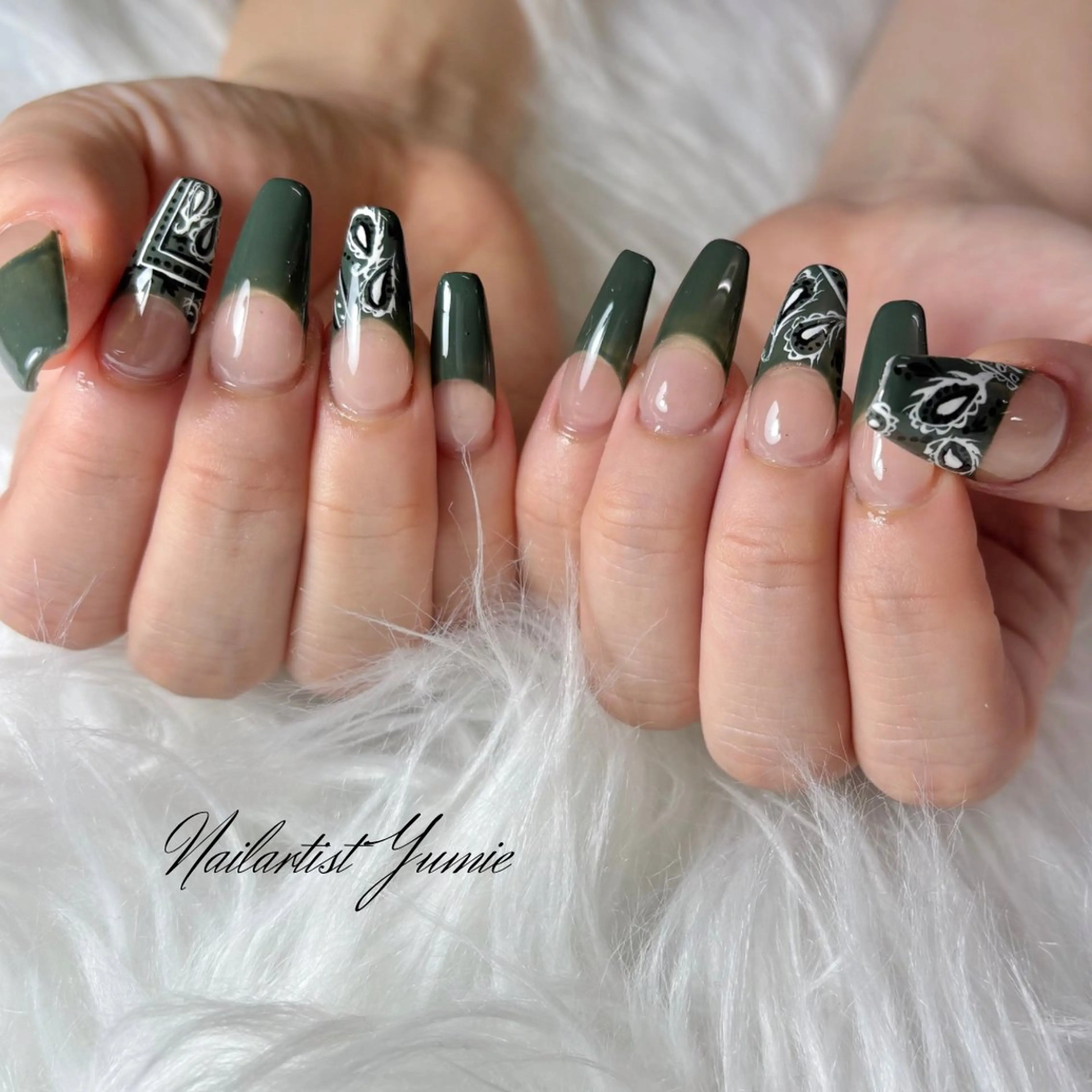 ネイル ハンドネイル NAILSALON en+沖縄市美原のネイルデザイン